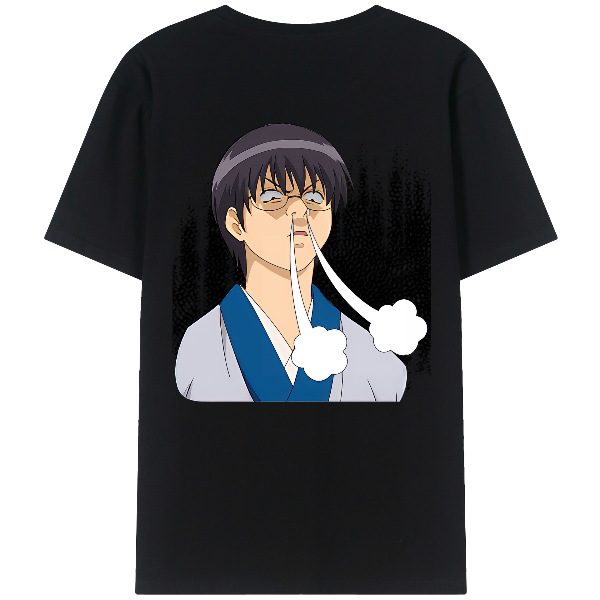 （画像用） ぎんたま 坂田銀時（さかたぎんとき） 神楽 志村新八（しむら しんぱち） GINTAMA Sakata Gintoki Kagura Shimura Shinpachi 綿100％半袖Tシャツ（背面プリント）