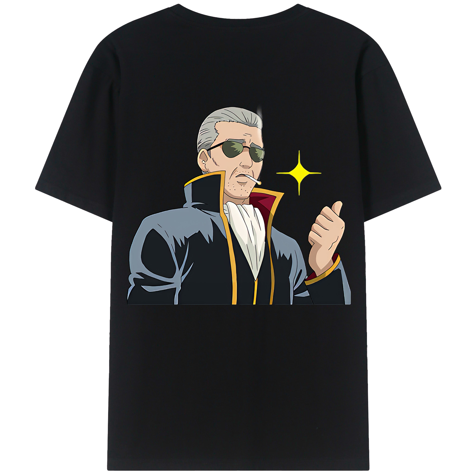 （画像用） ぎんたま 坂田銀時（さかたぎんとき） 神楽 志村新八（しむら しんぱち） GINTAMA Sakata Gintoki Kagura Shimura Shinpachi 綿100％半袖Tシャツ（背面プリント）