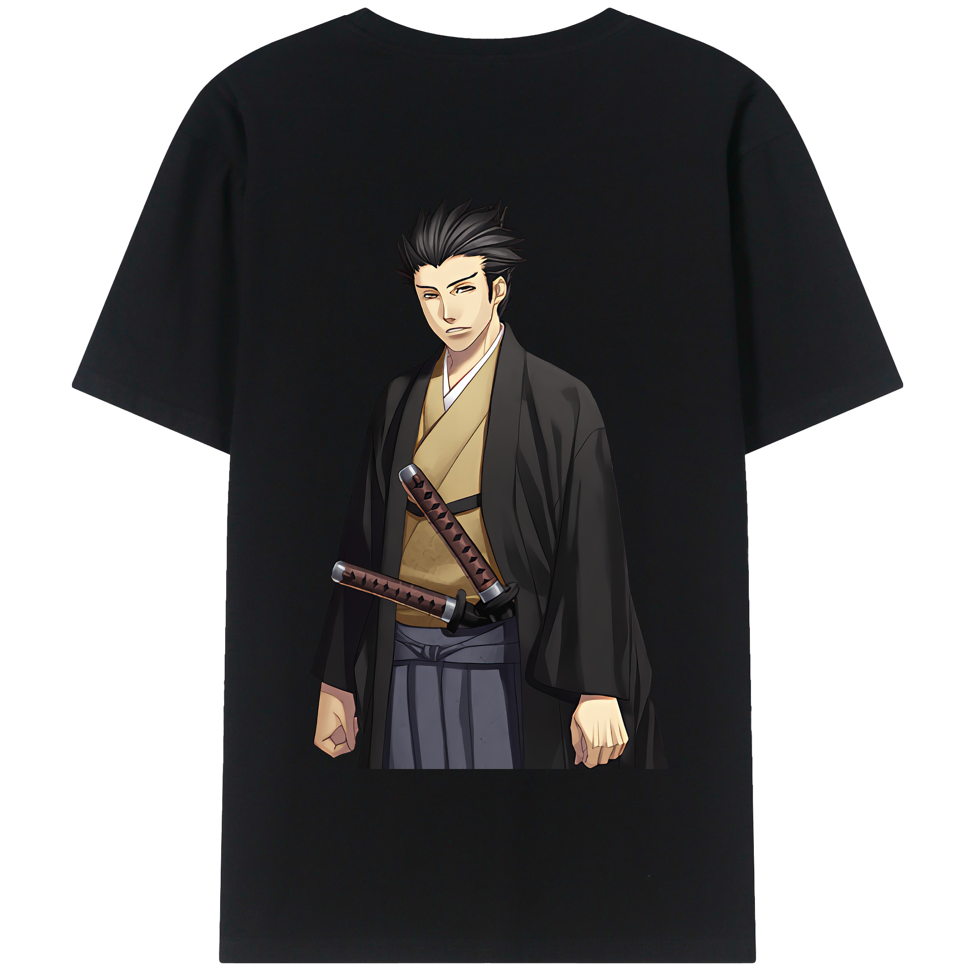 （画像用） ぎんたま 坂田銀時（さかたぎんとき） 神楽 志村新八（しむら しんぱち） GINTAMA Sakata Gintoki Kagura Shimura Shinpachi 綿100％半袖Tシャツ（背面プリント）