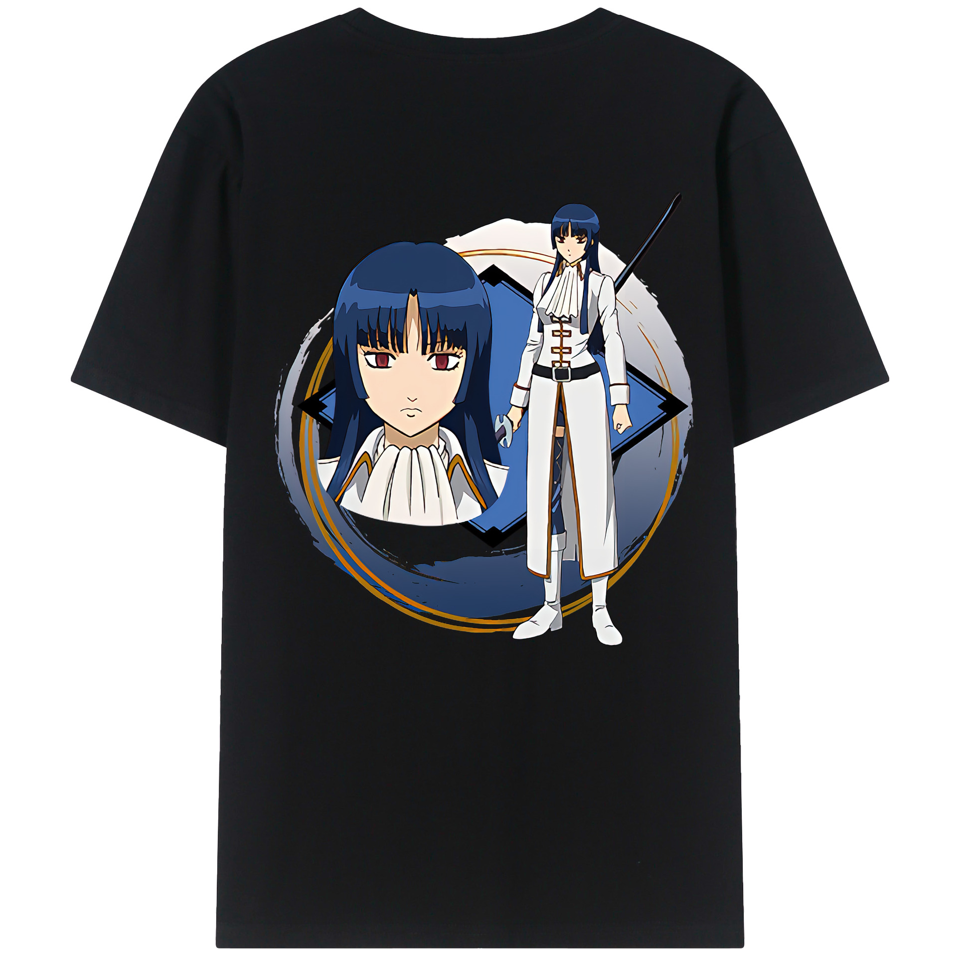 （画像用） ぎんたま 坂田銀時（さかたぎんとき） 神楽 志村新八（しむら しんぱち） GINTAMA Sakata Gintoki Kagura Shimura Shinpachi 綿100％半袖Tシャツ（背面プリント）