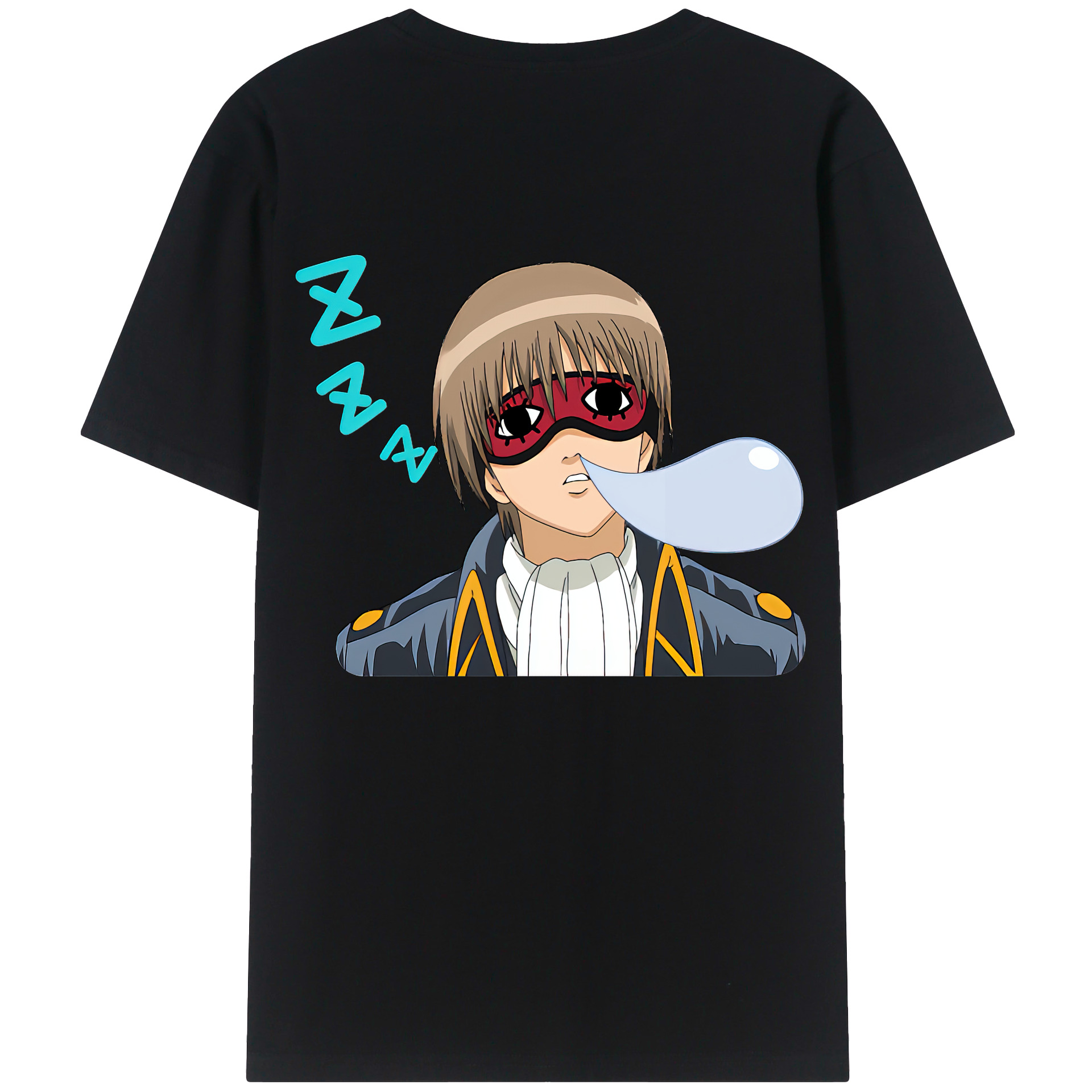 （画像用） ぎんたま 坂田銀時（さかたぎんとき） 神楽 志村新八（しむら しんぱち） GINTAMA Sakata Gintoki Kagura Shimura Shinpachi 綿100％半袖Tシャツ（背面プリント）