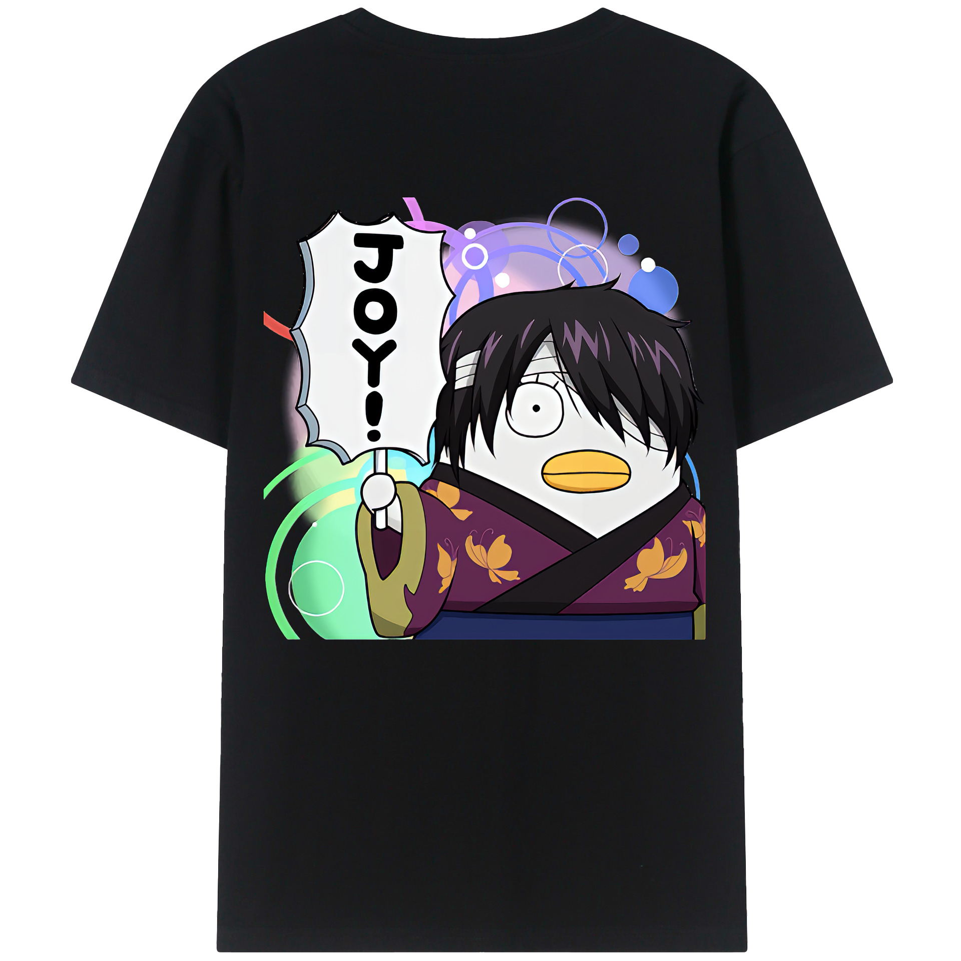 （画像用） ぎんたま 坂田銀時（さかたぎんとき） 神楽 志村新八（しむら しんぱち） GINTAMA Sakata Gintoki Kagura Shimura Shinpachi 綿100％半袖Tシャツ（背面プリント）