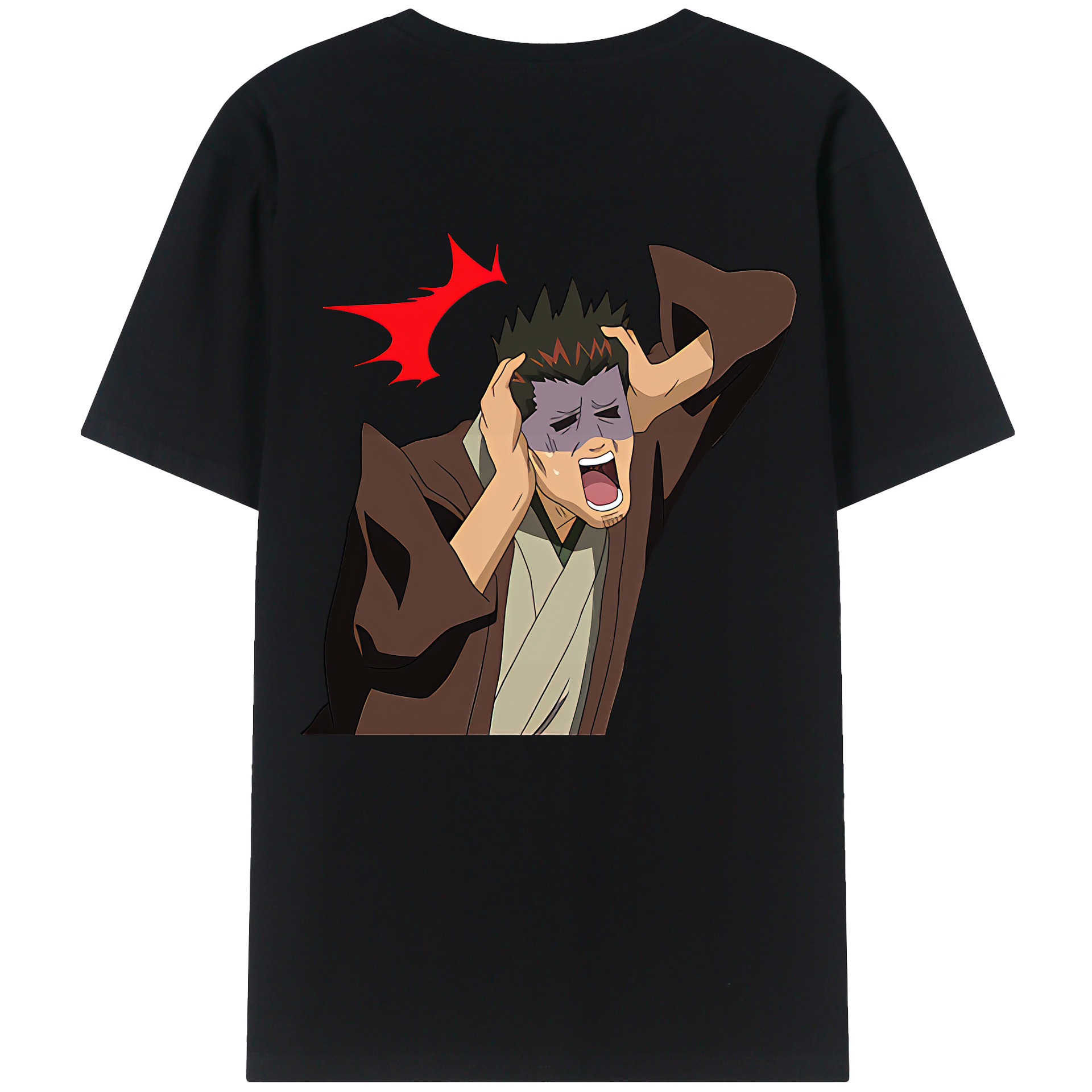 （画像用） ぎんたま 坂田銀時（さかたぎんとき） 神楽 志村新八（しむら しんぱち） GINTAMA Sakata Gintoki Kagura Shimura Shinpachi 綿100％半袖Tシャツ（背面プリント）
