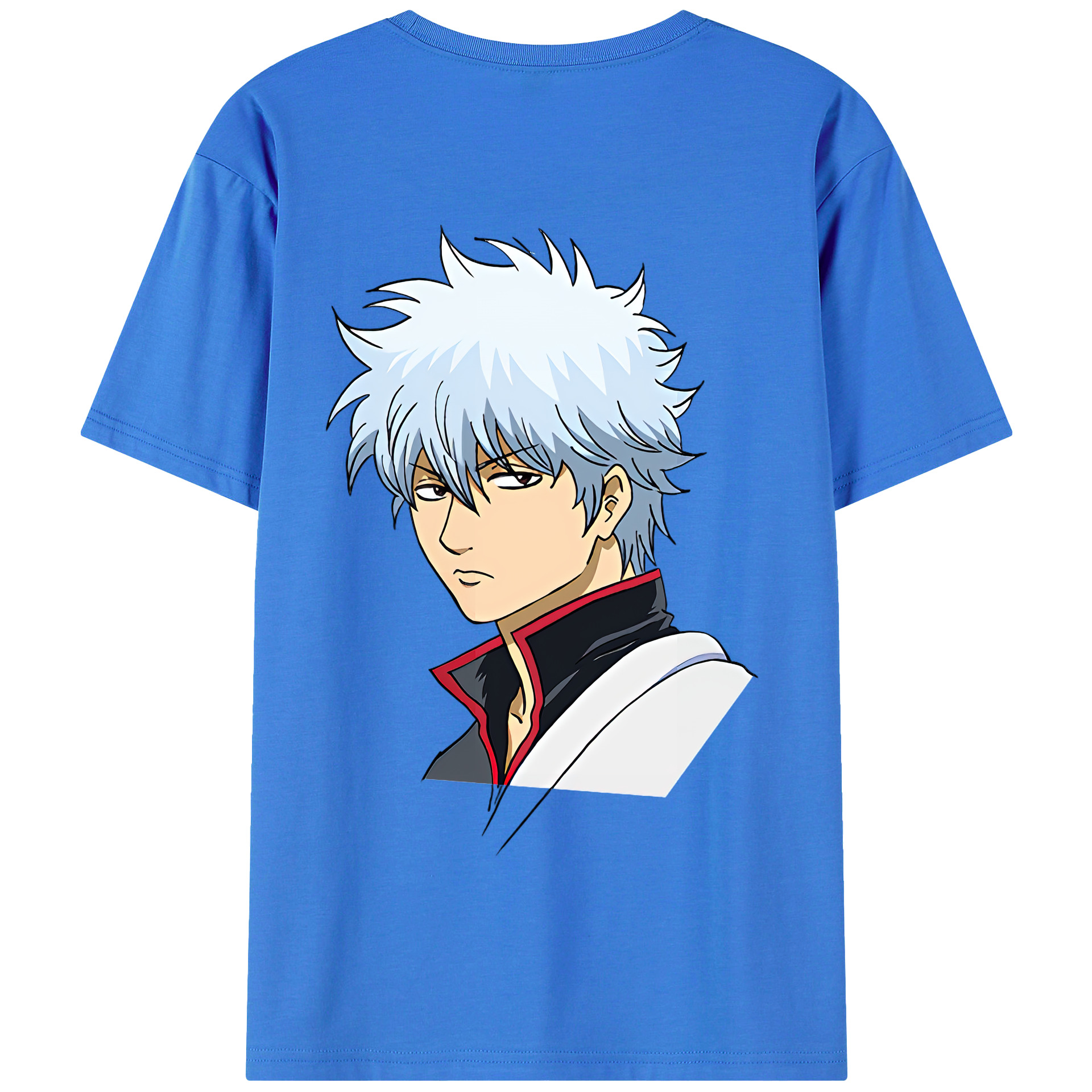 （画像用） ぎんたま 坂田銀時（さかたぎんとき） 神楽 志村新八（しむら しんぱち） GINTAMA Sakata Gintoki Kagura Shimura Shinpachi 綿100％半袖Tシャツ（背面プリント）