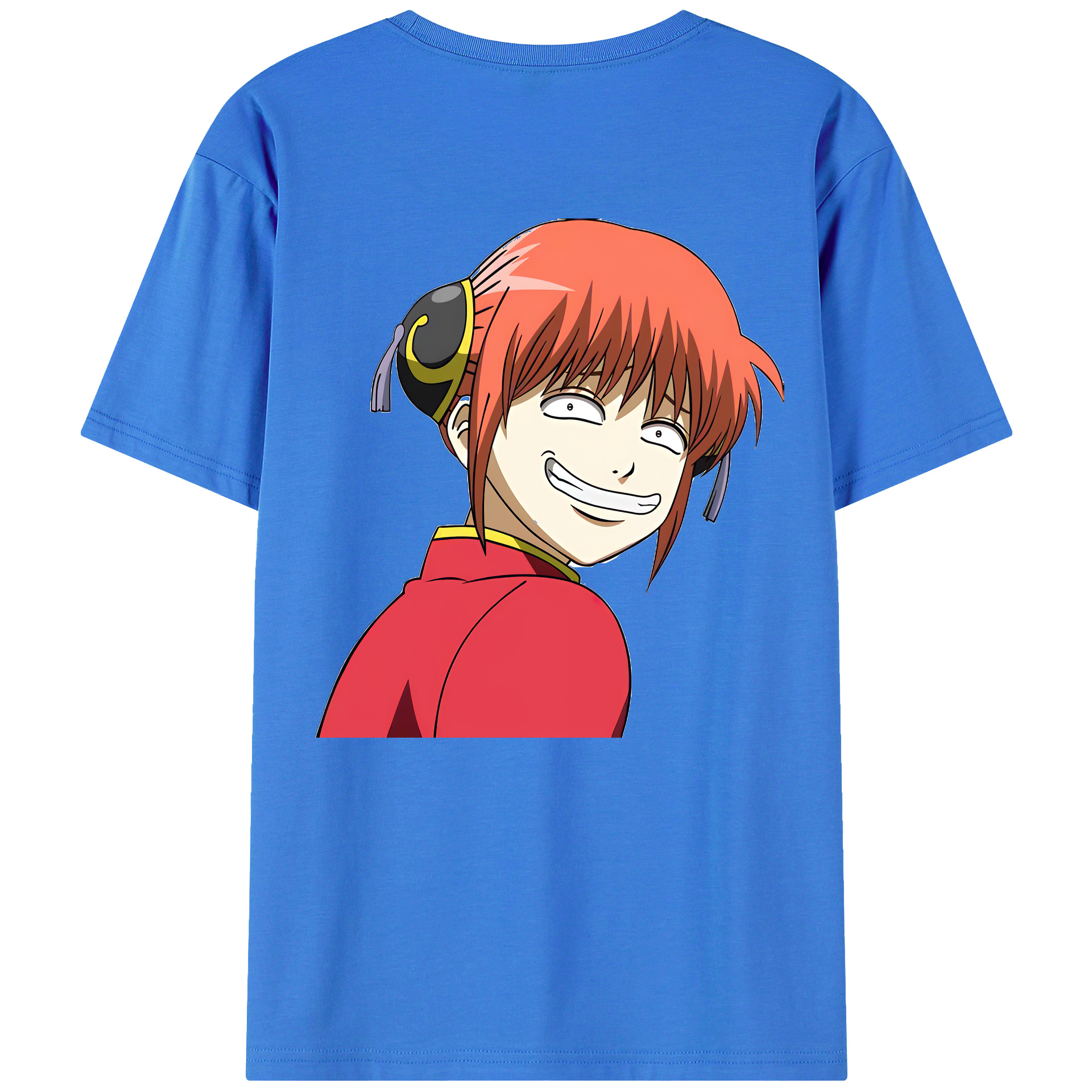（画像用） ぎんたま 坂田銀時（さかたぎんとき） 神楽 志村新八（しむら しんぱち） GINTAMA Sakata Gintoki Kagura Shimura Shinpachi 綿100％半袖Tシャツ（背面プリント）