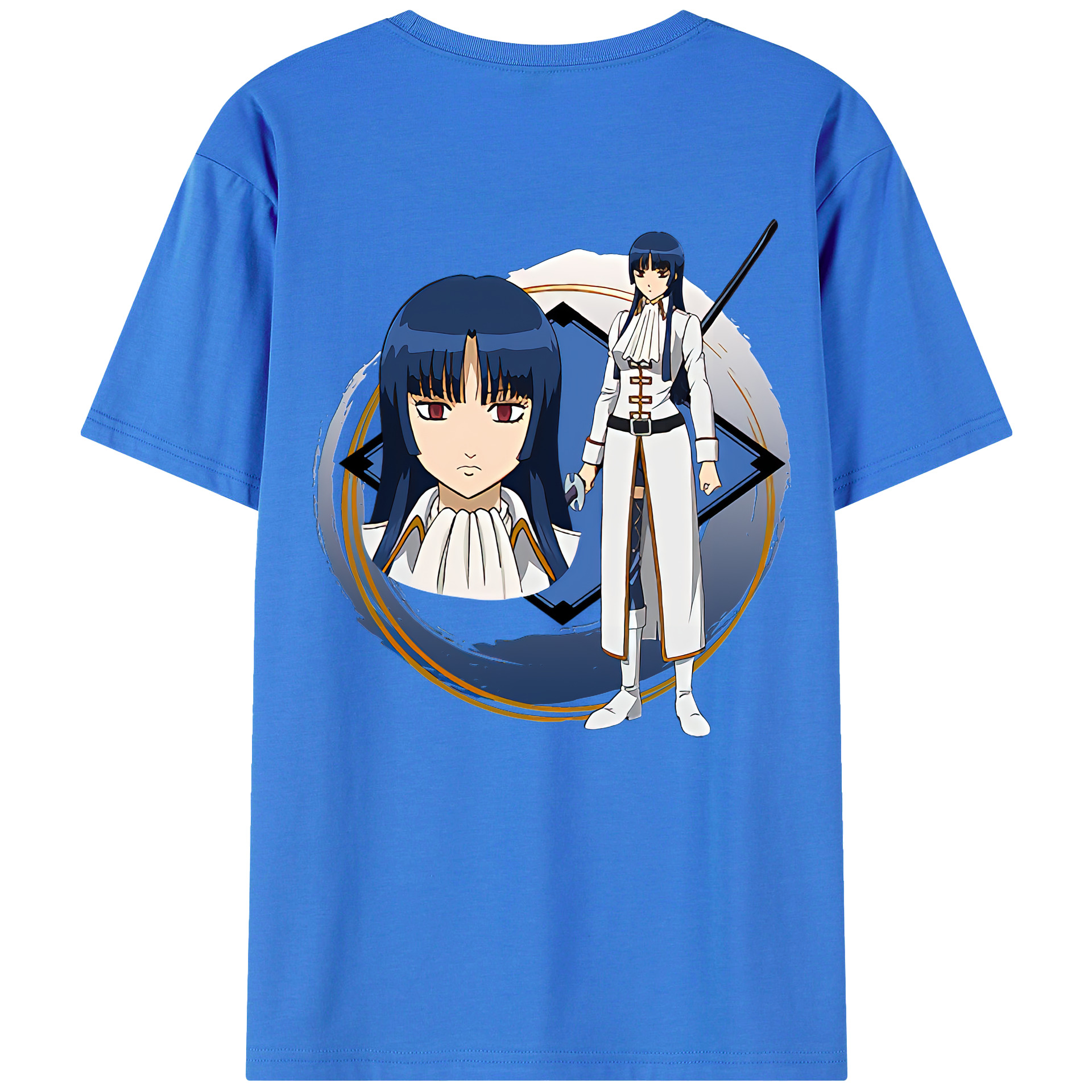 （画像用） ぎんたま 坂田銀時（さかたぎんとき） 神楽 志村新八（しむら しんぱち） GINTAMA Sakata Gintoki Kagura Shimura Shinpachi 綿100％半袖Tシャツ（背面プリント）
