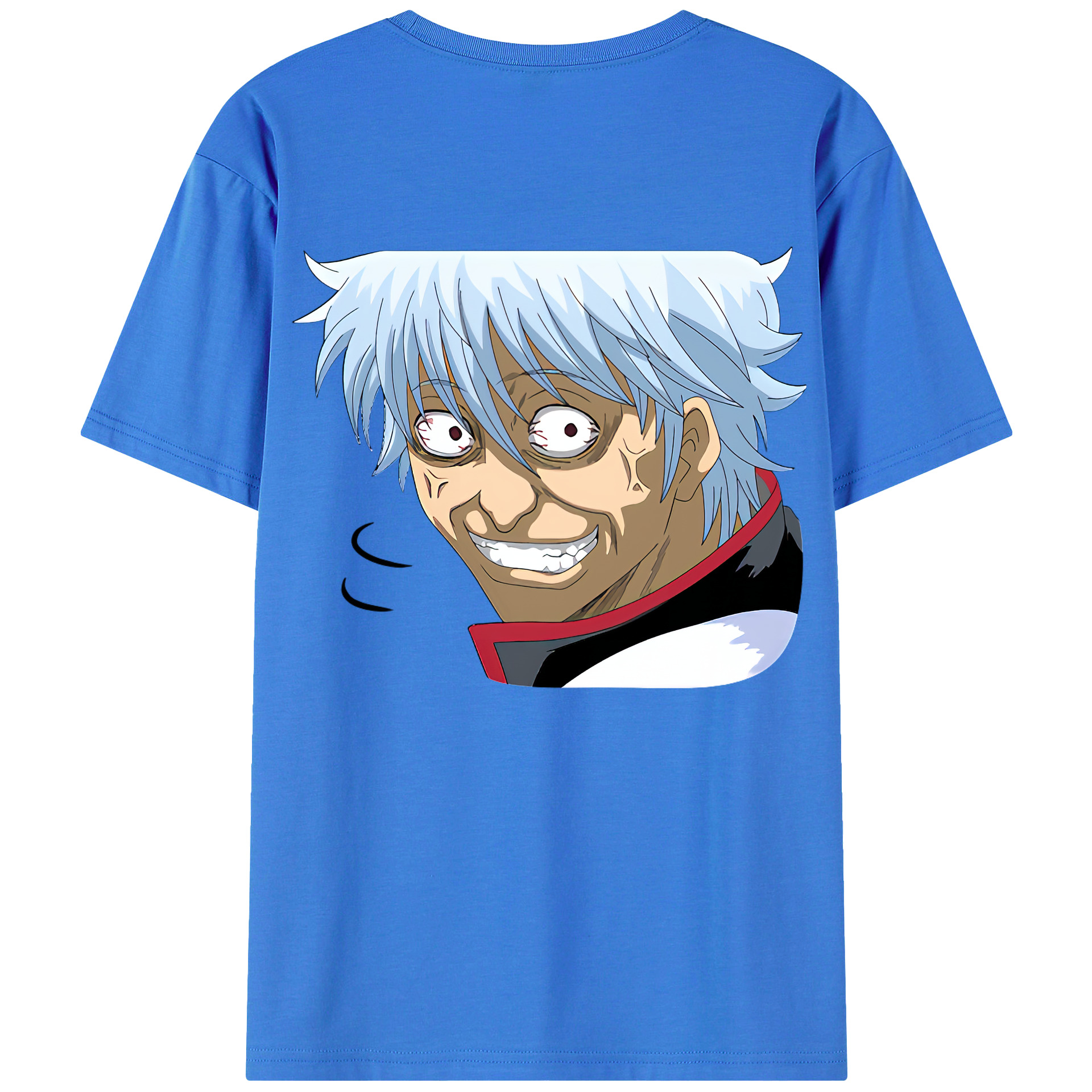 （画像用） ぎんたま 坂田銀時（さかたぎんとき） 神楽 志村新八（しむら しんぱち） GINTAMA Sakata Gintoki Kagura Shimura Shinpachi 綿100％半袖Tシャツ（背面プリント）