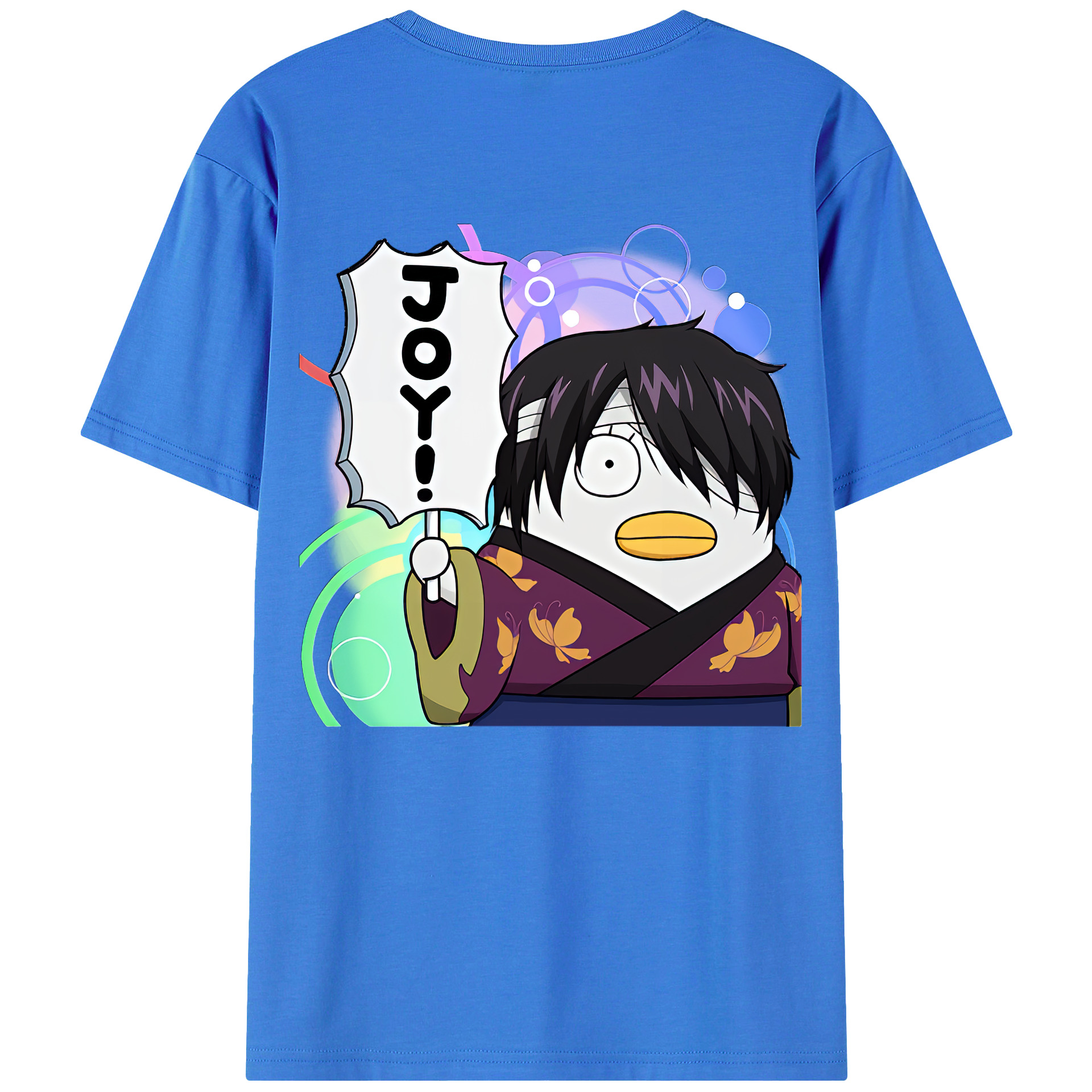 （画像用） ぎんたま 坂田銀時（さかたぎんとき） 神楽 志村新八（しむら しんぱち） GINTAMA Sakata Gintoki Kagura Shimura Shinpachi 綿100％半袖Tシャツ（背面プリント）