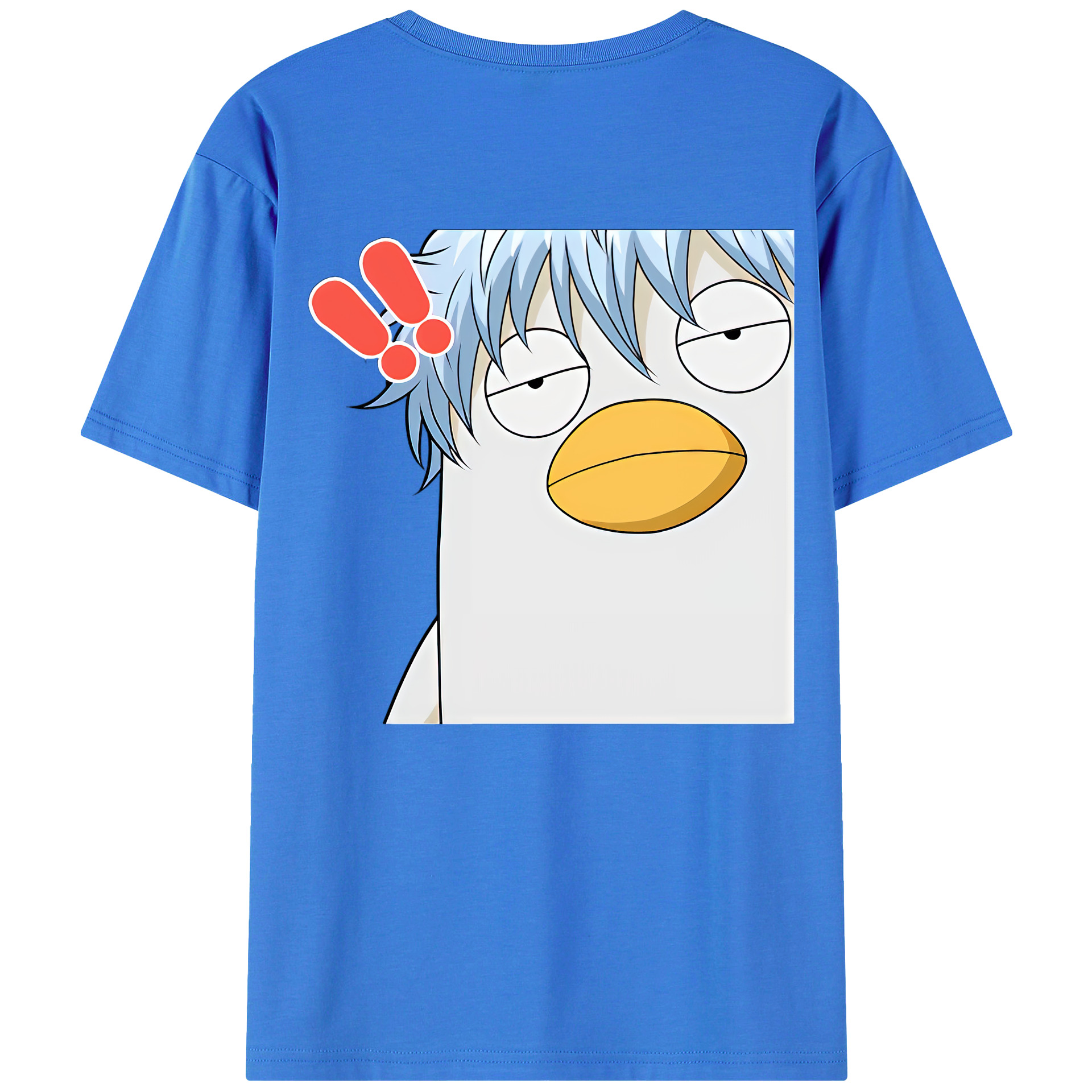（画像用） ぎんたま 坂田銀時（さかたぎんとき） 神楽 志村新八（しむら しんぱち） GINTAMA Sakata Gintoki Kagura Shimura Shinpachi 綿100％半袖Tシャツ（背面プリント）