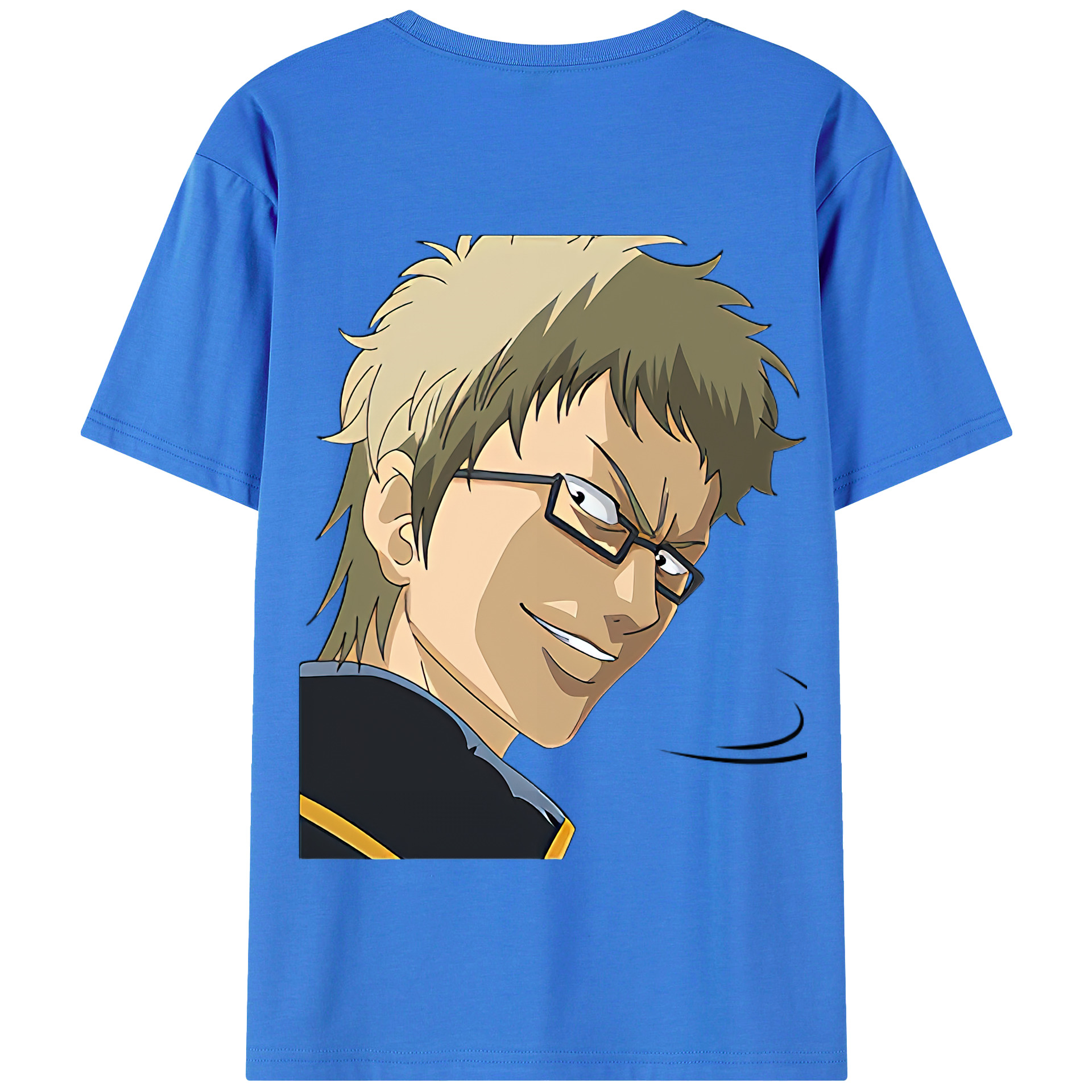 （画像用） ぎんたま 坂田銀時（さかたぎんとき） 神楽 志村新八（しむら しんぱち） GINTAMA Sakata Gintoki Kagura Shimura Shinpachi 綿100％半袖Tシャツ（背面プリント）