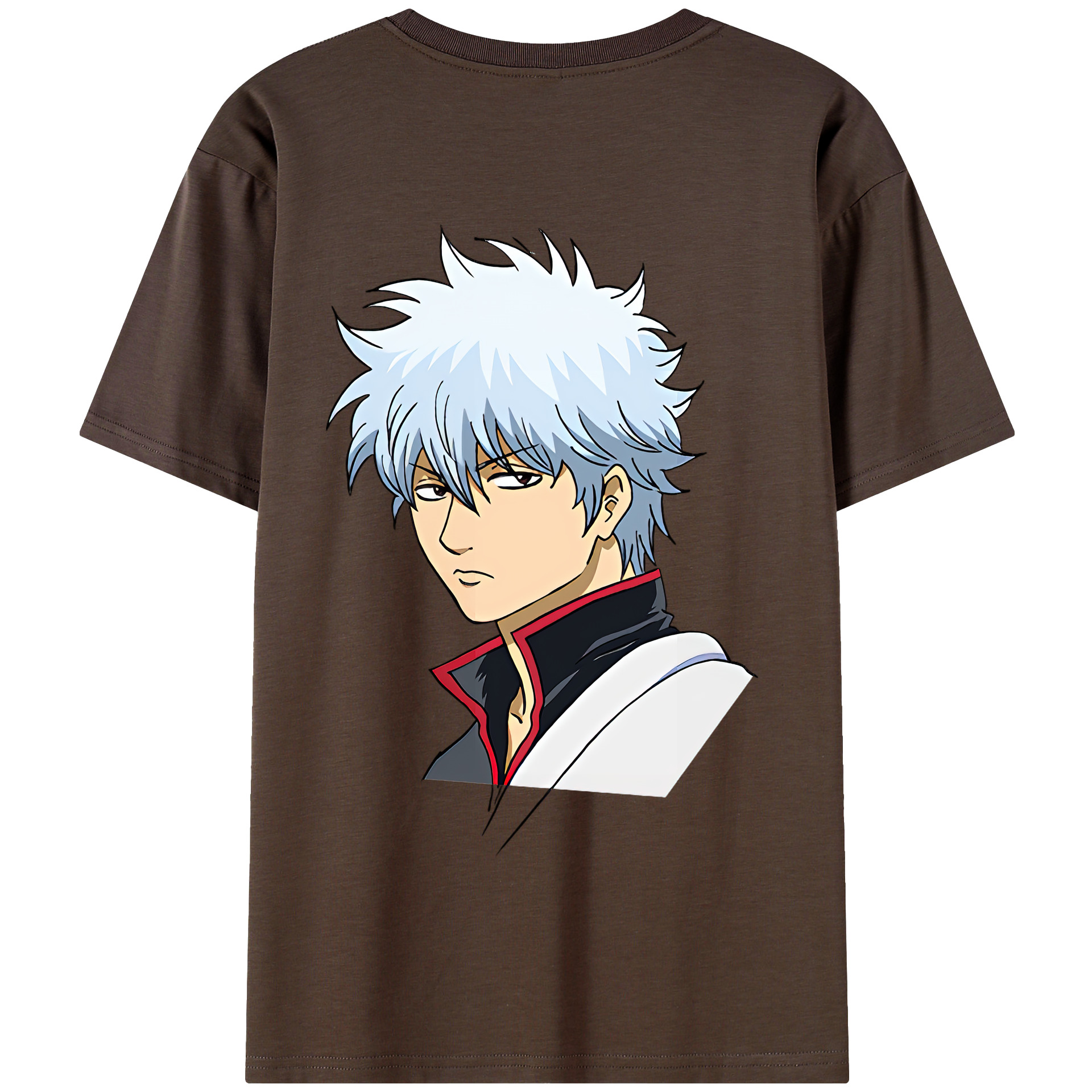 （画像用） ぎんたま 坂田銀時（さかたぎんとき） 神楽 志村新八（しむら しんぱち） GINTAMA Sakata Gintoki Kagura Shimura Shinpachi 綿100％半袖Tシャツ（背面プリント）