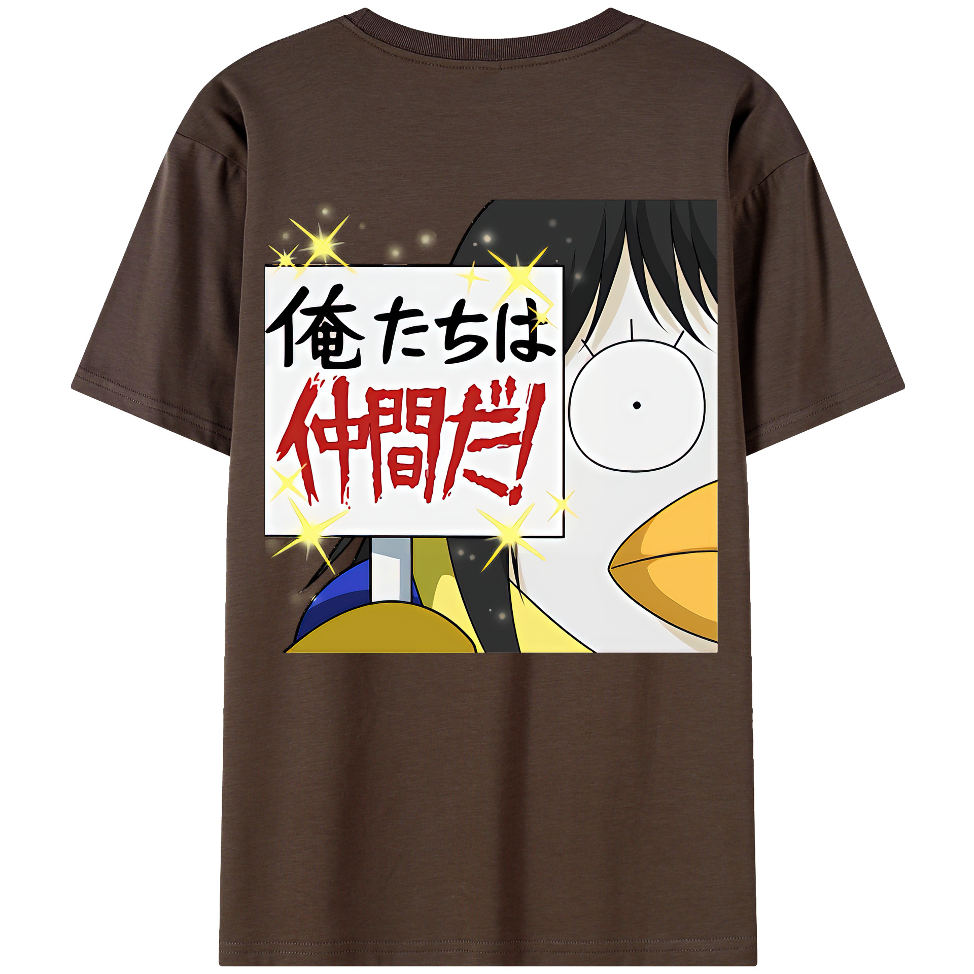 （画像用） ぎんたま 坂田銀時（さかたぎんとき） 神楽 志村新八（しむら しんぱち） GINTAMA Sakata Gintoki Kagura Shimura Shinpachi 綿100％半袖Tシャツ（背面プリント）
