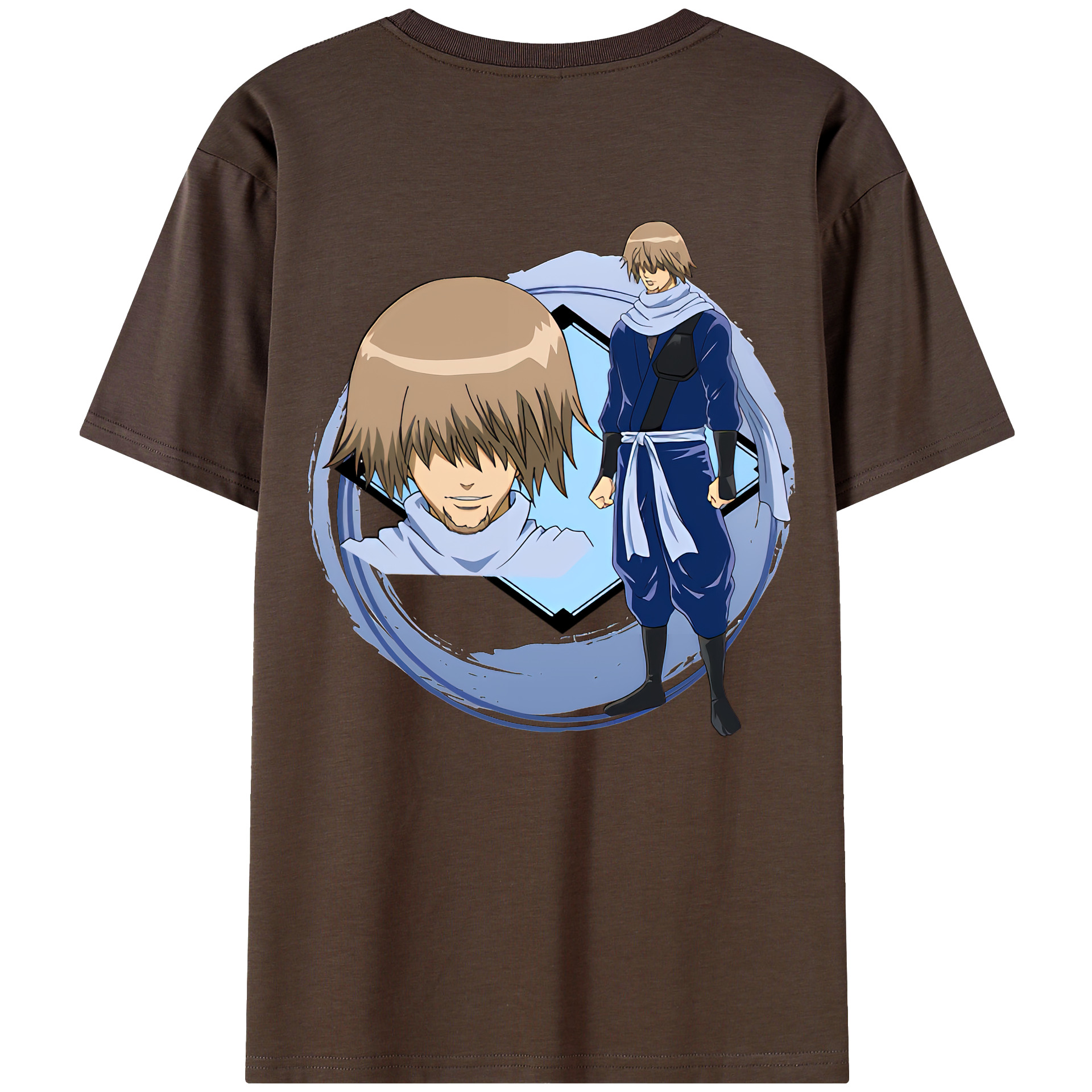（画像用） ぎんたま 坂田銀時（さかたぎんとき） 神楽 志村新八（しむら しんぱち） GINTAMA Sakata Gintoki Kagura Shimura Shinpachi 綿100％半袖Tシャツ（背面プリント）