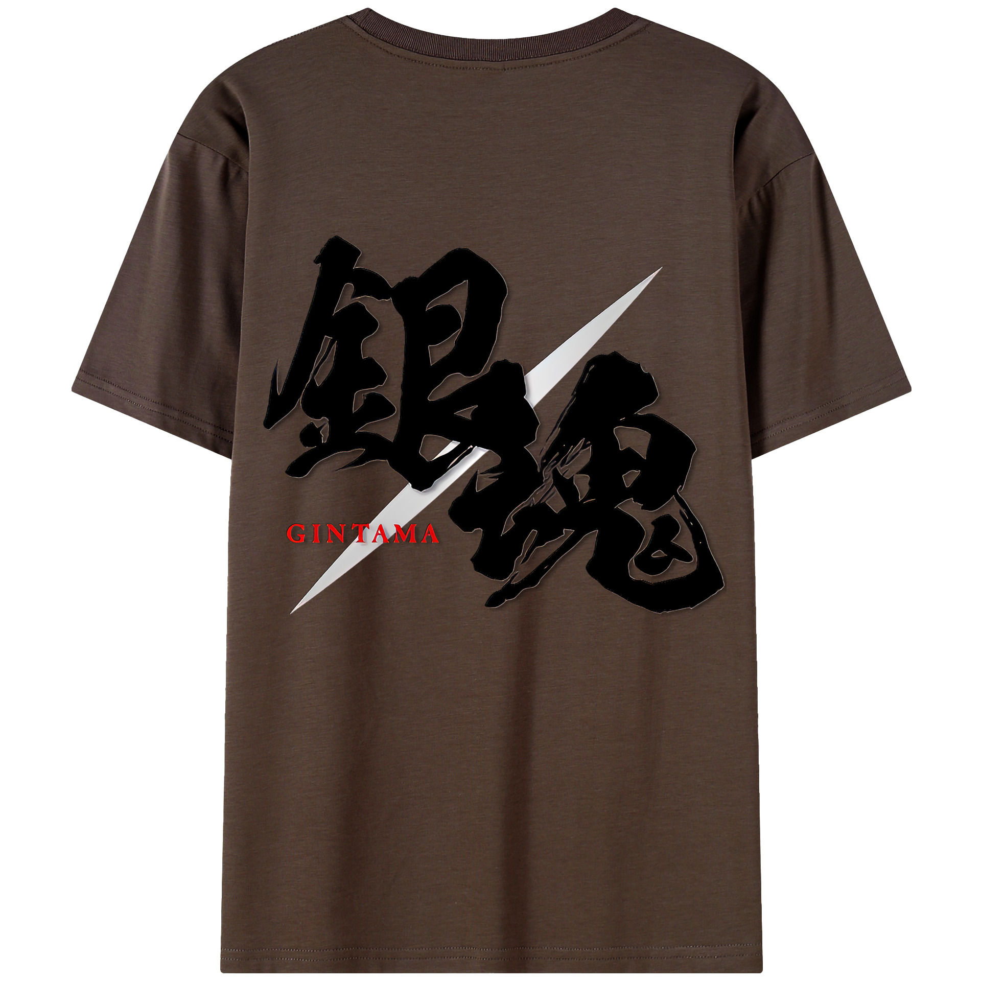 （画像用） ぎんたま 坂田銀時（さかたぎんとき） 神楽 志村新八（しむら しんぱち） GINTAMA Sakata Gintoki Kagura Shimura Shinpachi 綿100％半袖Tシャツ（背面プリント）