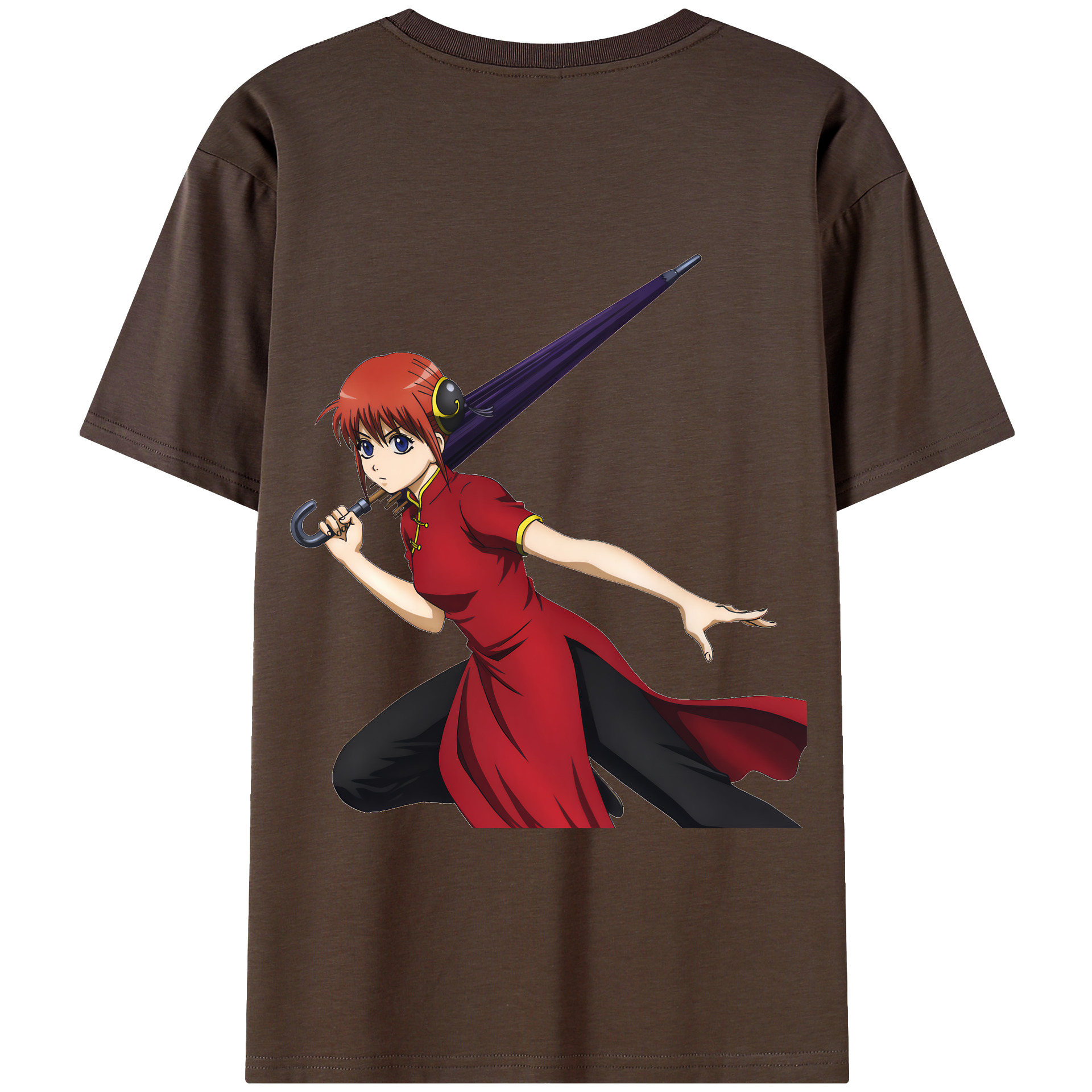 （画像用） ぎんたま 坂田銀時（さかたぎんとき） 神楽 志村新八（しむら しんぱち） GINTAMA Sakata Gintoki Kagura Shimura Shinpachi 綿100％半袖Tシャツ（背面プリント）