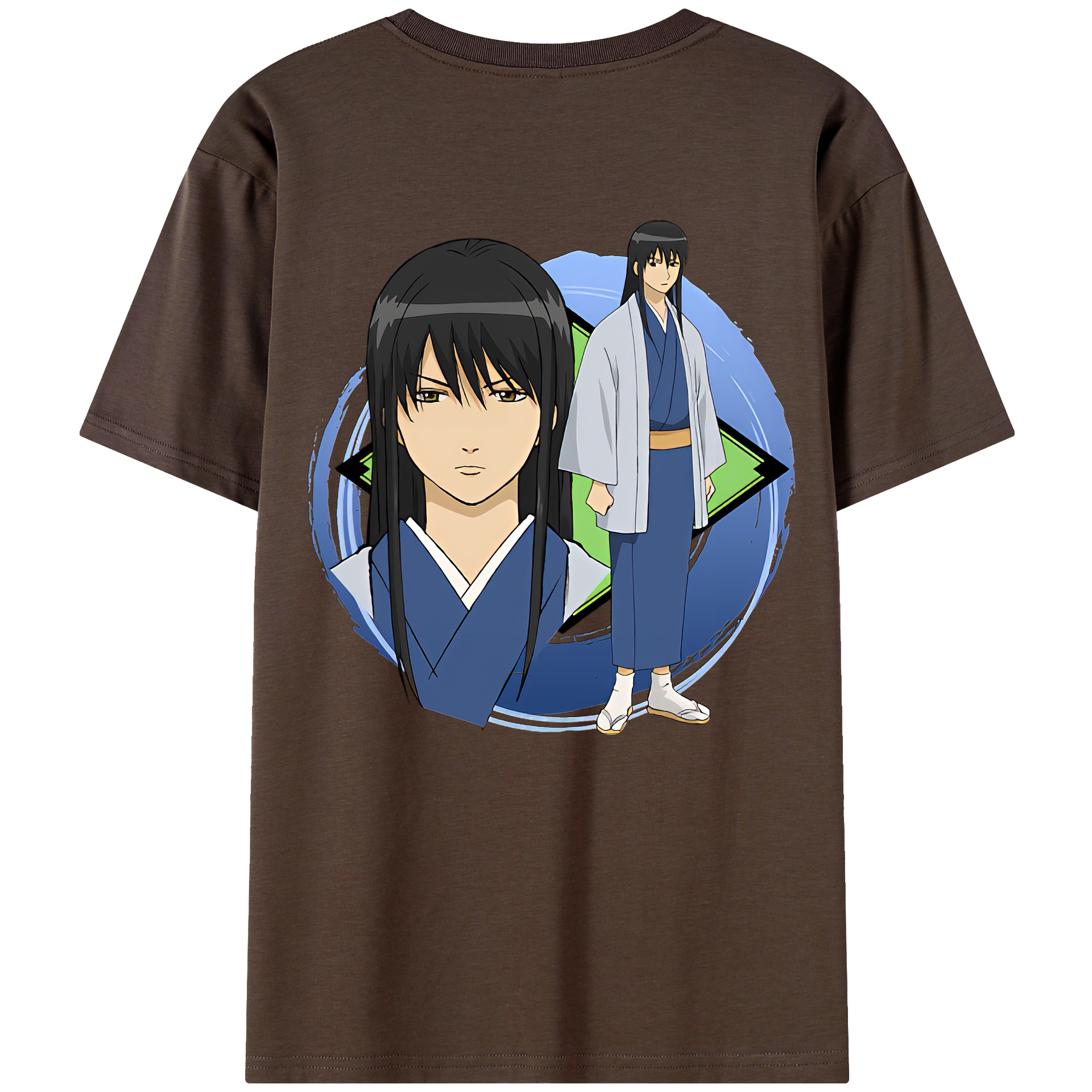 （画像用） ぎんたま 坂田銀時（さかたぎんとき） 神楽 志村新八（しむら しんぱち） GINTAMA Sakata Gintoki Kagura Shimura Shinpachi 綿100％半袖Tシャツ（背面プリント）
