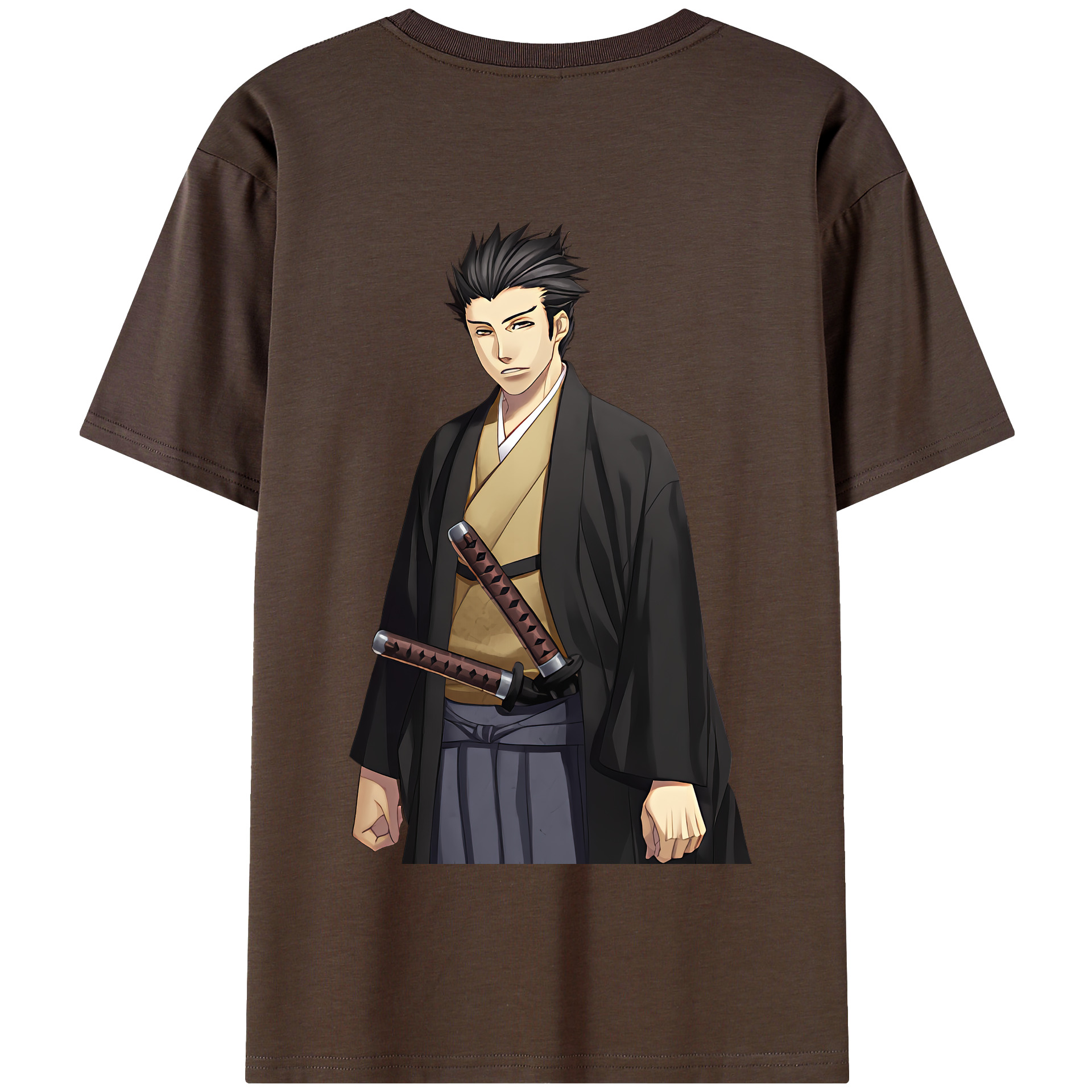 （画像用） ぎんたま 坂田銀時（さかたぎんとき） 神楽 志村新八（しむら しんぱち） GINTAMA Sakata Gintoki Kagura Shimura Shinpachi 綿100％半袖Tシャツ（背面プリント）
