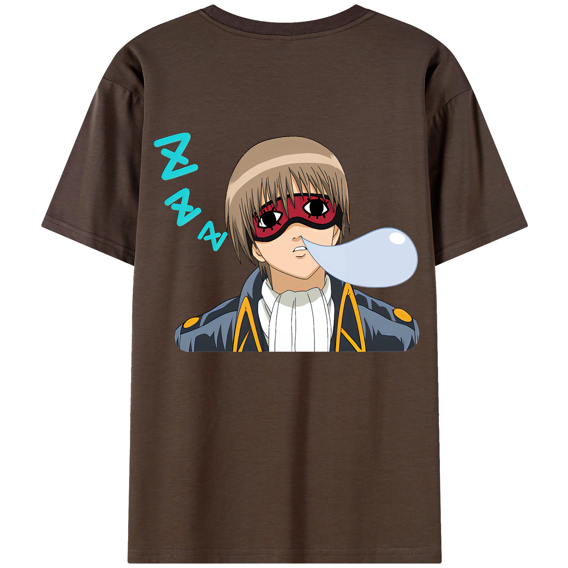 （画像用） ぎんたま 坂田銀時（さかたぎんとき） 神楽 志村新八（しむら しんぱち） GINTAMA Sakata Gintoki Kagura Shimura Shinpachi 綿100％半袖Tシャツ（背面プリント）