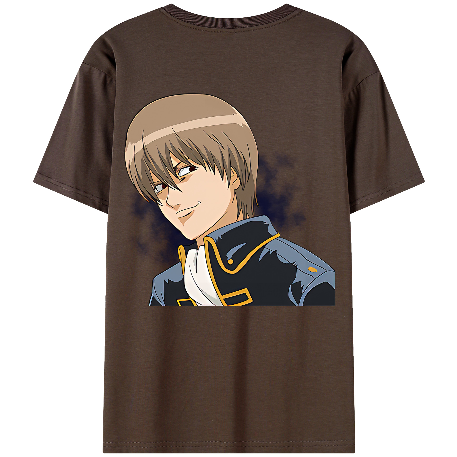 （画像用） ぎんたま 坂田銀時（さかたぎんとき） 神楽 志村新八（しむら しんぱち） GINTAMA Sakata Gintoki Kagura Shimura Shinpachi 綿100％半袖Tシャツ（背面プリント）