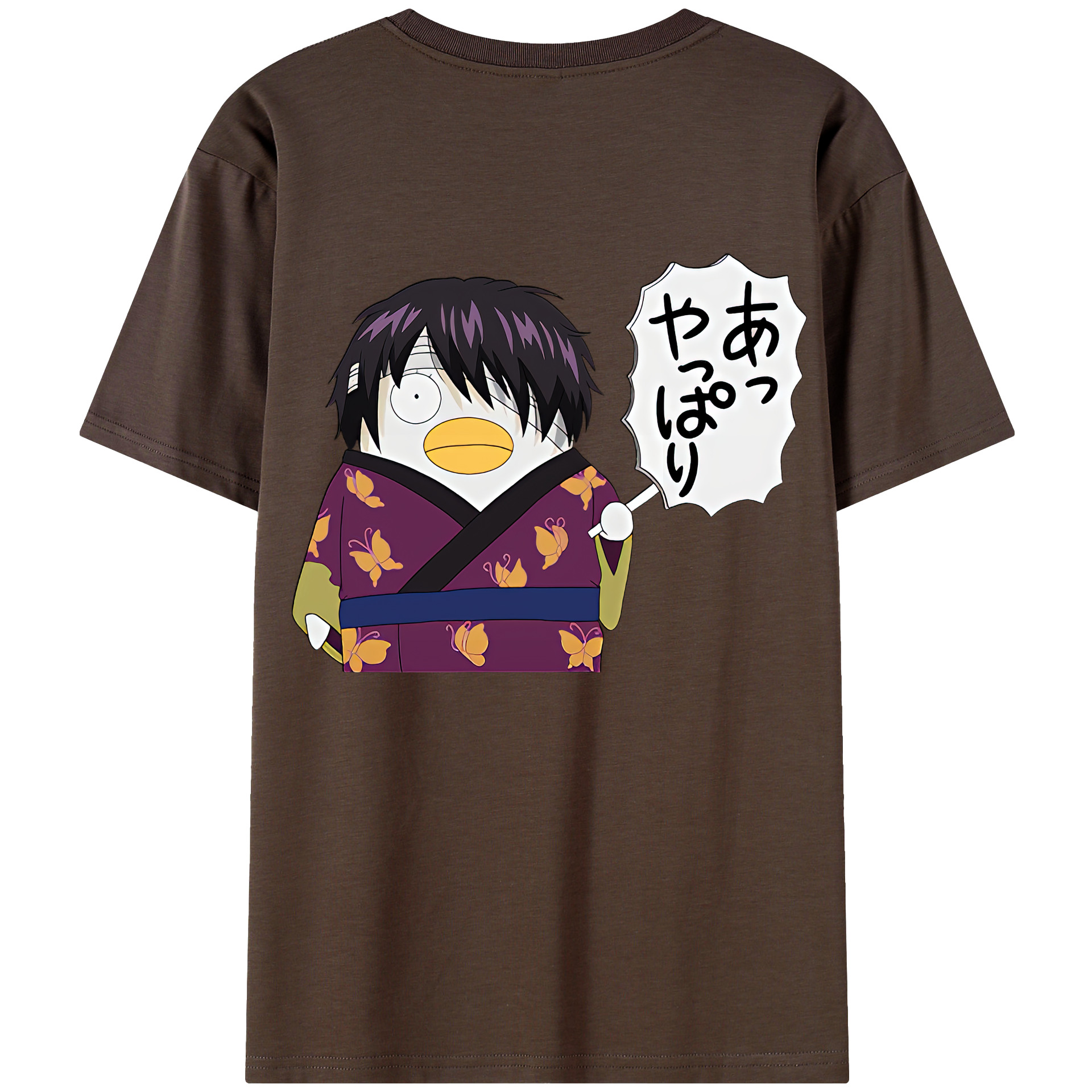 （画像用） ぎんたま 坂田銀時（さかたぎんとき） 神楽 志村新八（しむら しんぱち） GINTAMA Sakata Gintoki Kagura Shimura Shinpachi 綿100％半袖Tシャツ（背面プリント）