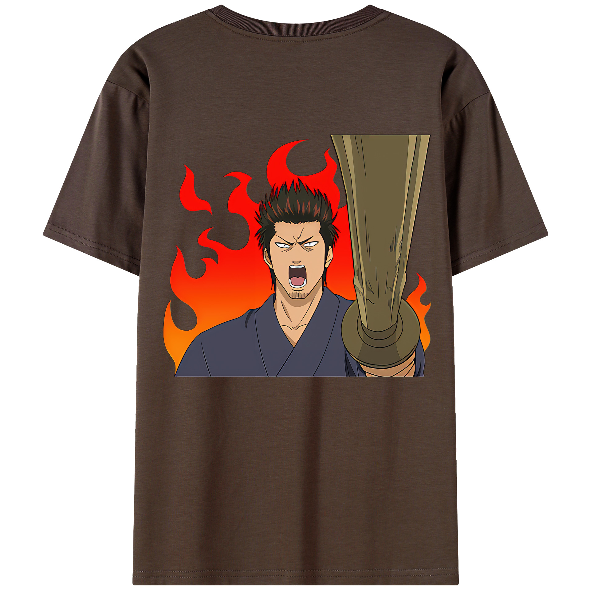 （画像用） ぎんたま 坂田銀時（さかたぎんとき） 神楽 志村新八（しむら しんぱち） GINTAMA Sakata Gintoki Kagura Shimura Shinpachi 綿100％半袖Tシャツ（背面プリント）