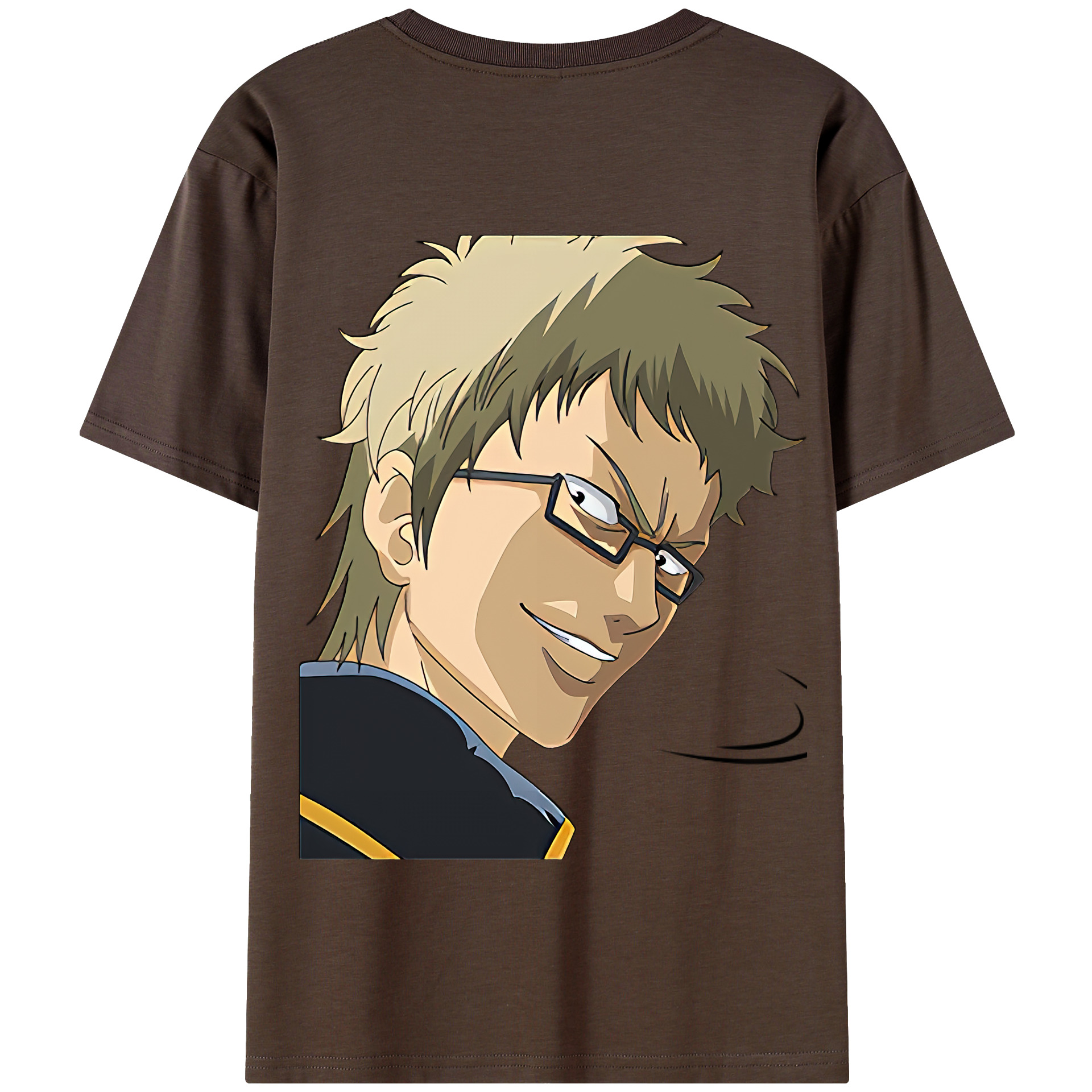 （画像用） ぎんたま 坂田銀時（さかたぎんとき） 神楽 志村新八（しむら しんぱち） GINTAMA Sakata Gintoki Kagura Shimura Shinpachi 綿100％半袖Tシャツ（背面プリント）