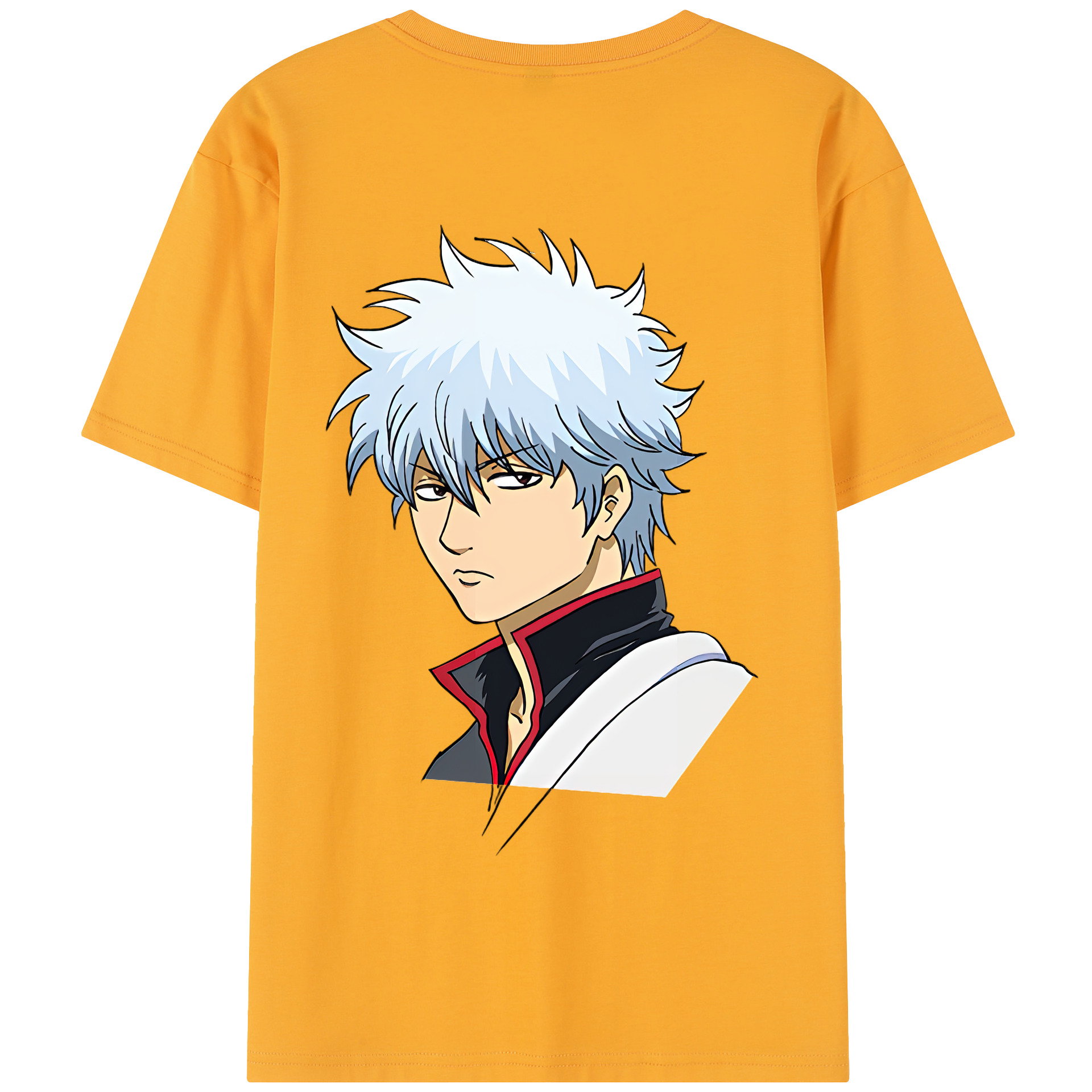 （画像用） ぎんたま 坂田銀時（さかたぎんとき） 神楽 志村新八（しむら しんぱち） GINTAMA Sakata Gintoki Kagura Shimura Shinpachi 綿100％半袖Tシャツ（背面プリント）