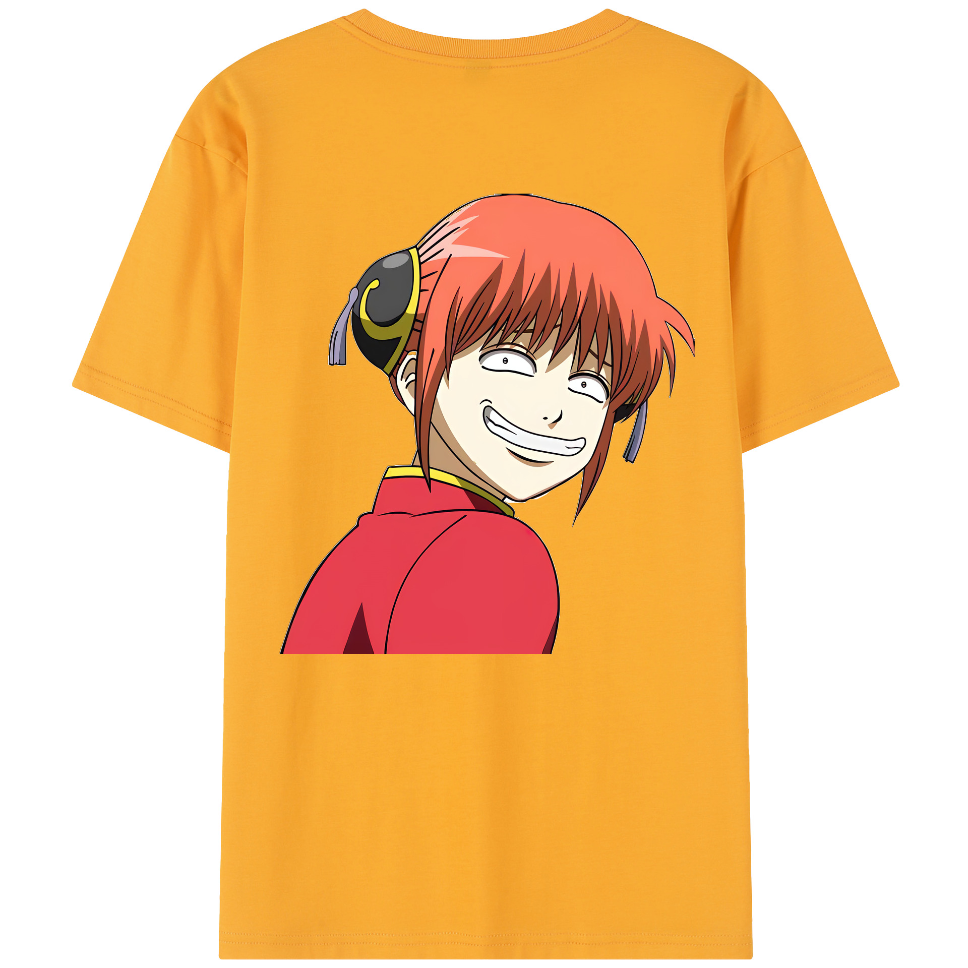 （画像用） ぎんたま 坂田銀時（さかたぎんとき） 神楽 志村新八（しむら しんぱち） GINTAMA Sakata Gintoki Kagura Shimura Shinpachi 綿100％半袖Tシャツ（背面プリント）