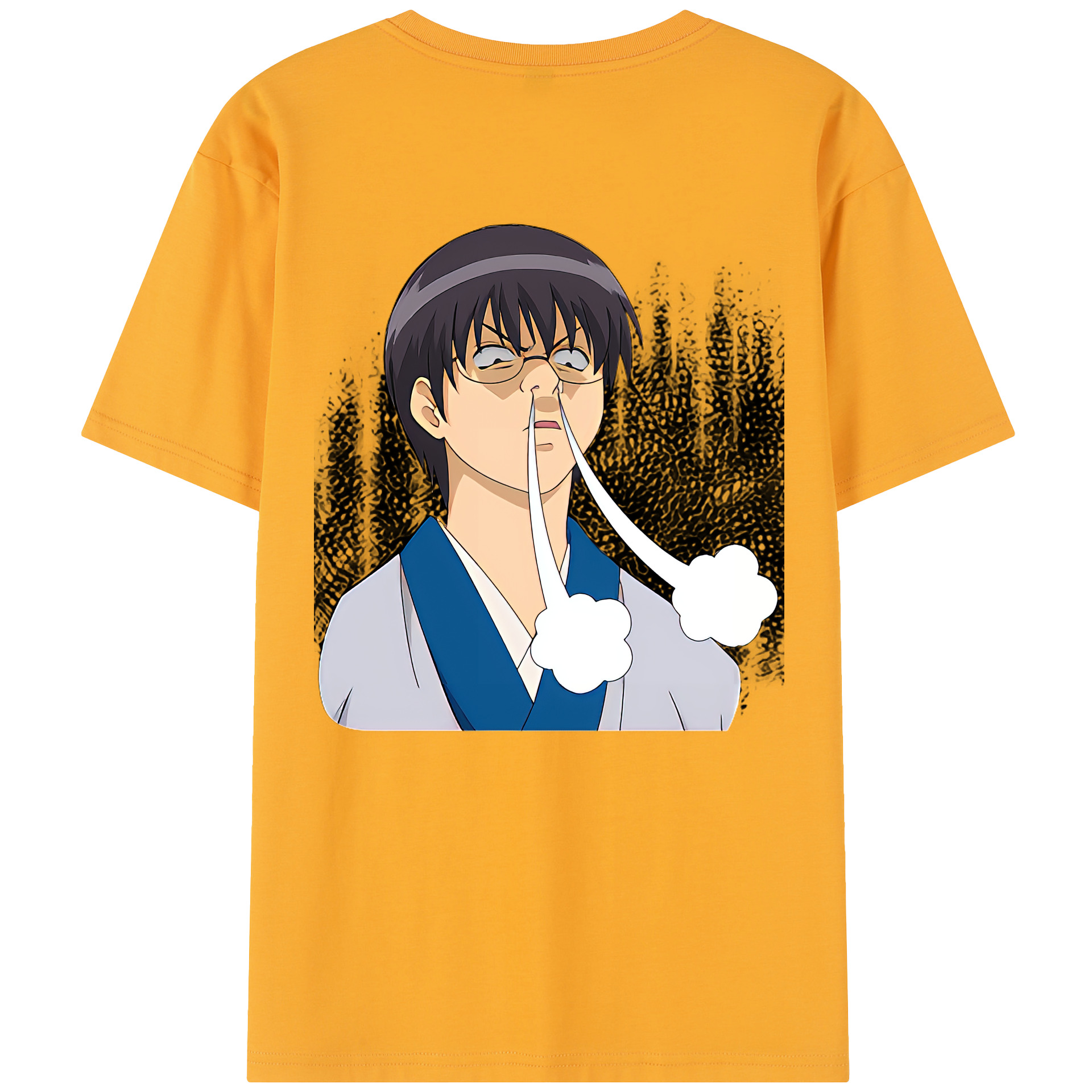 （画像用） ぎんたま 坂田銀時（さかたぎんとき） 神楽 志村新八（しむら しんぱち） GINTAMA Sakata Gintoki Kagura Shimura Shinpachi 綿100％半袖Tシャツ（背面プリント）