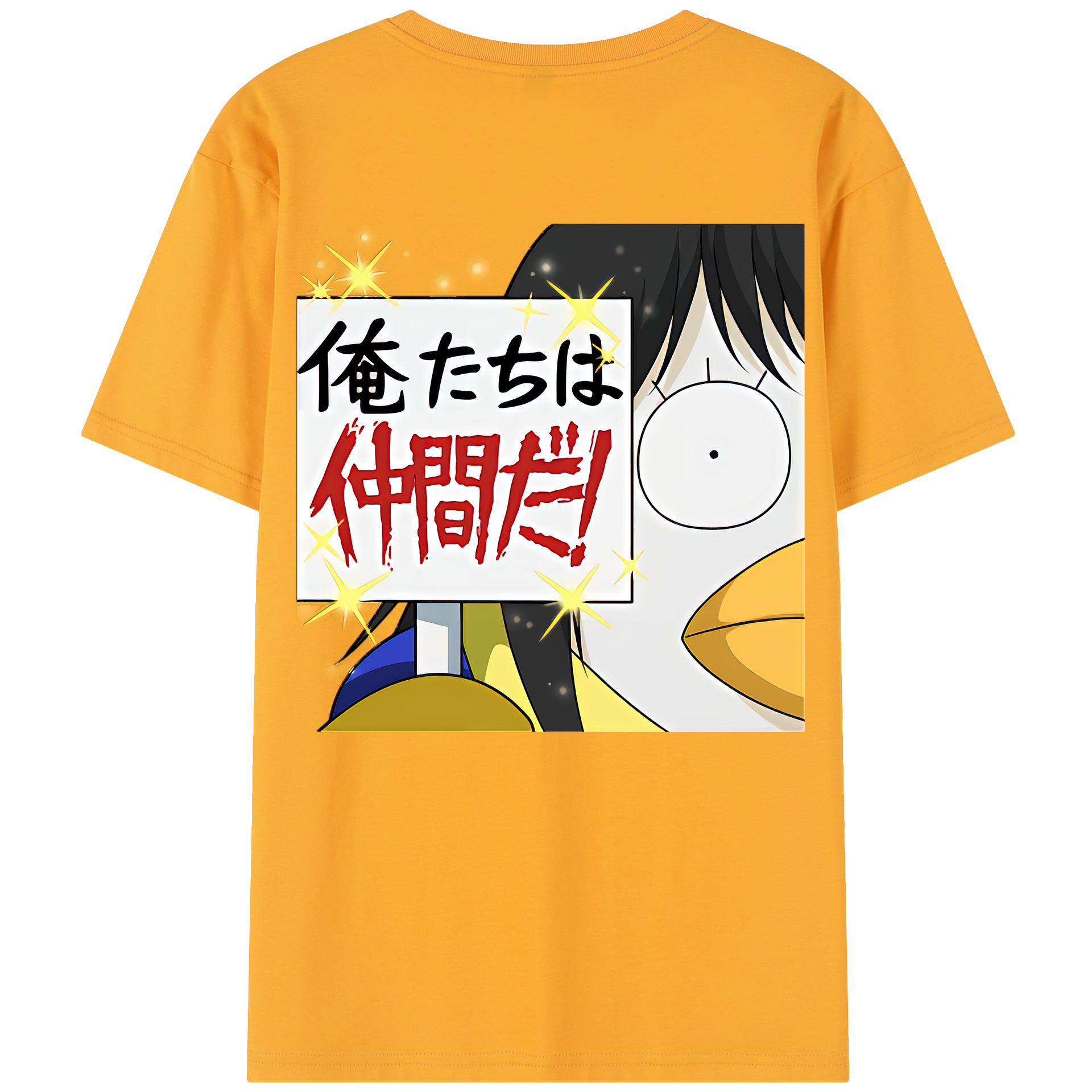 （画像用） ぎんたま 坂田銀時（さかたぎんとき） 神楽 志村新八（しむら しんぱち） GINTAMA Sakata Gintoki Kagura Shimura Shinpachi 綿100％半袖Tシャツ（背面プリント）