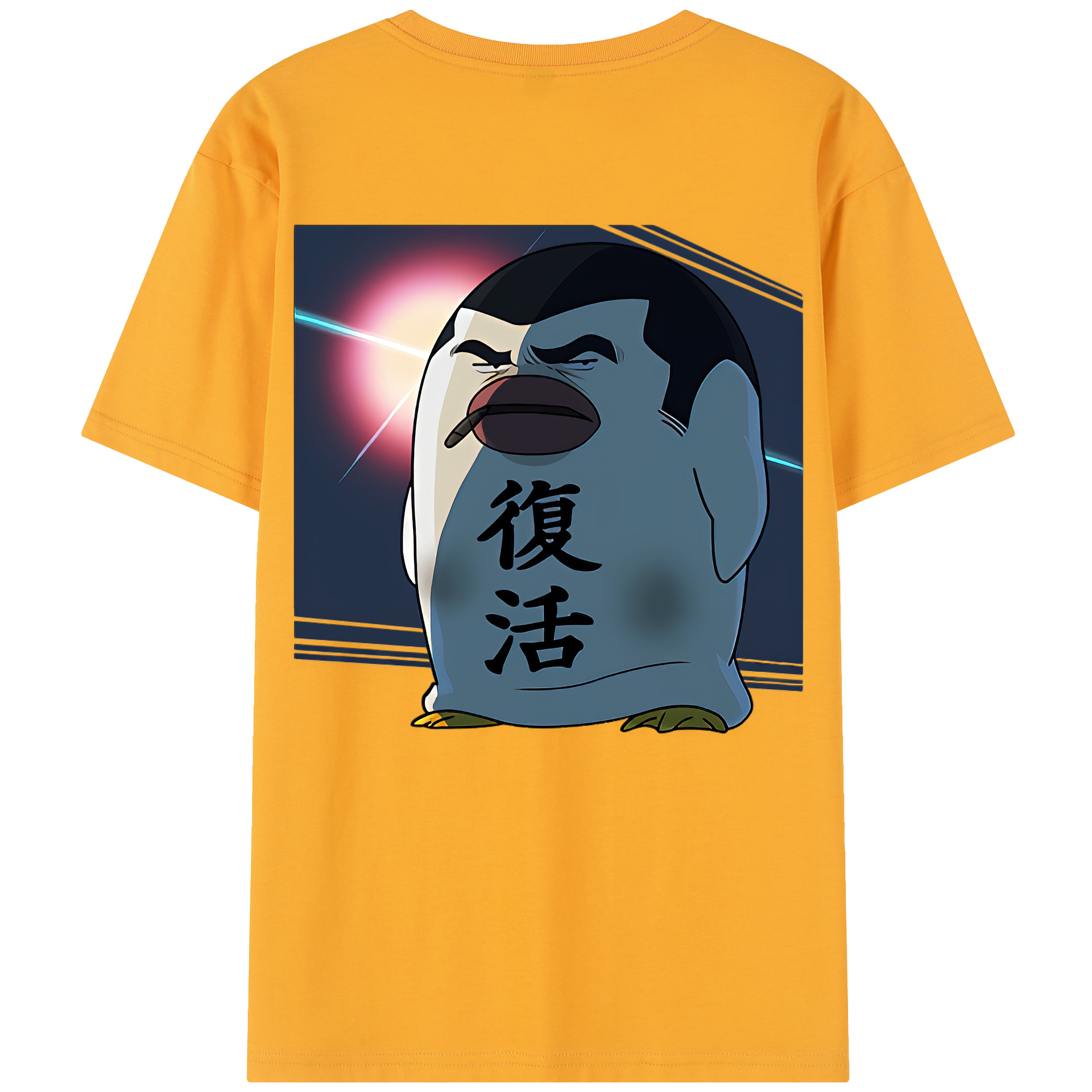 （画像用） ぎんたま 坂田銀時（さかたぎんとき） 神楽 志村新八（しむら しんぱち） GINTAMA Sakata Gintoki Kagura Shimura Shinpachi 綿100％半袖Tシャツ（背面プリント）