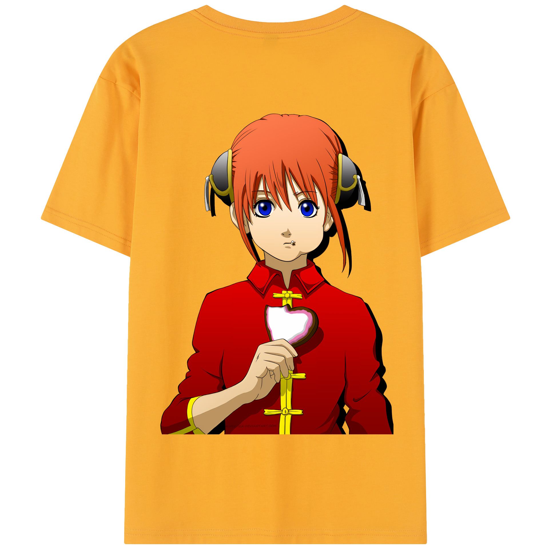 ぎんたま 坂田銀時（さかたぎんとき） 神楽 志村新八（しむら しんぱち） GINTAMA Sakata Gintoki Kagura Shimura Shinpachi 綿100％半袖Tシャツ（背面プリント）
