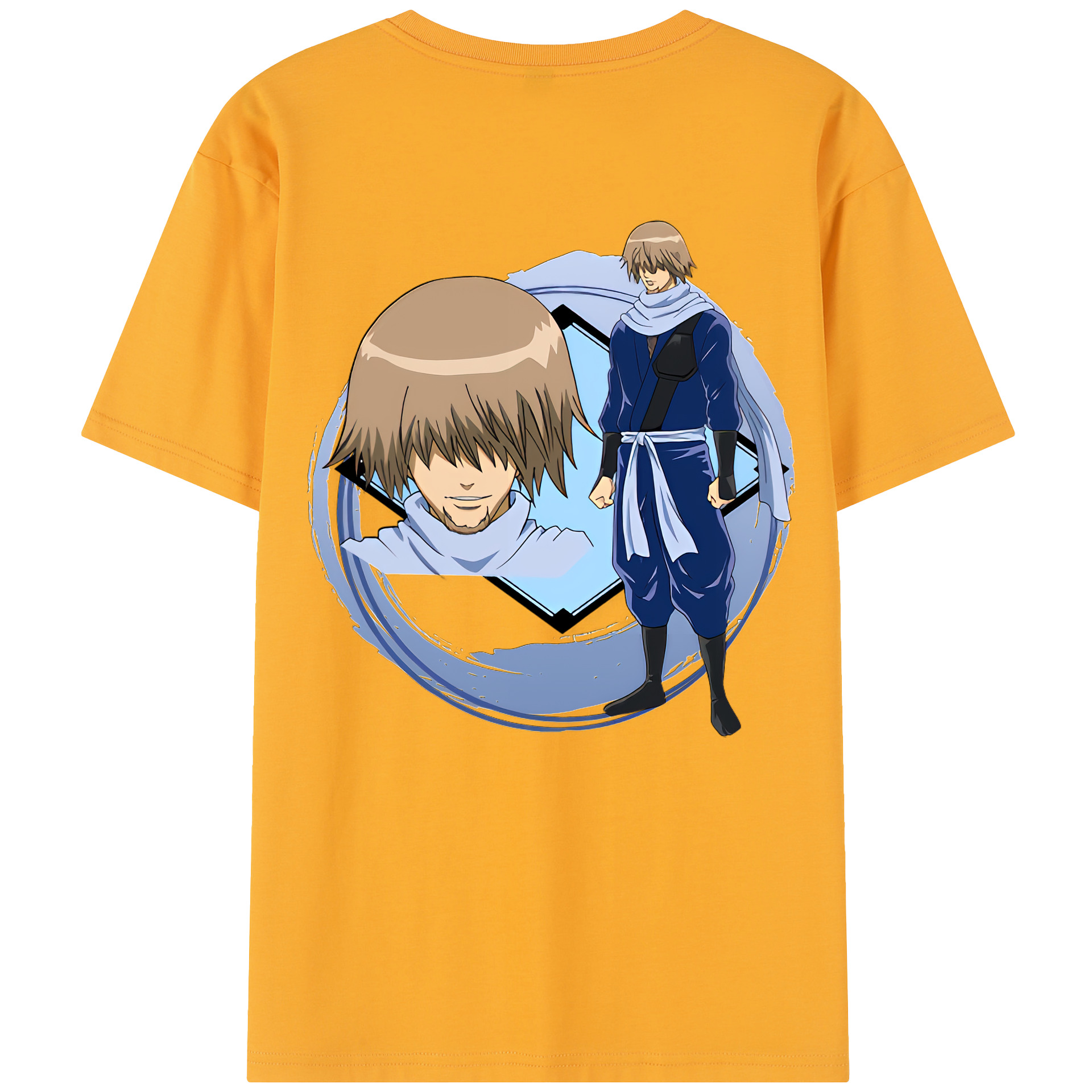 （画像用） ぎんたま 坂田銀時（さかたぎんとき） 神楽 志村新八（しむら しんぱち） GINTAMA Sakata Gintoki Kagura Shimura Shinpachi 綿100％半袖Tシャツ（背面プリント）