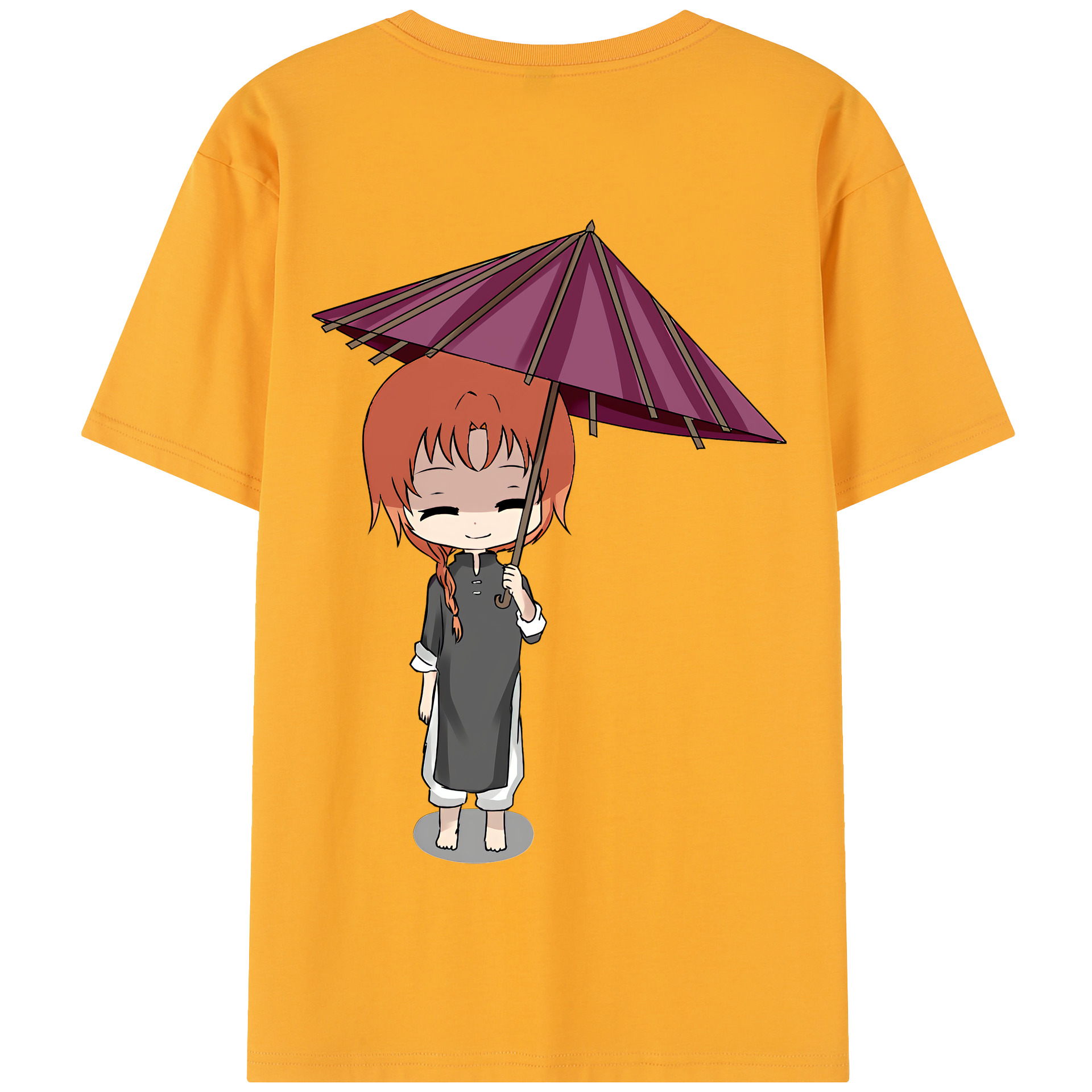 （画像用） ぎんたま 坂田銀時（さかたぎんとき） 神楽 志村新八（しむら しんぱち） GINTAMA Sakata Gintoki Kagura Shimura Shinpachi 綿100％半袖Tシャツ（背面プリント）