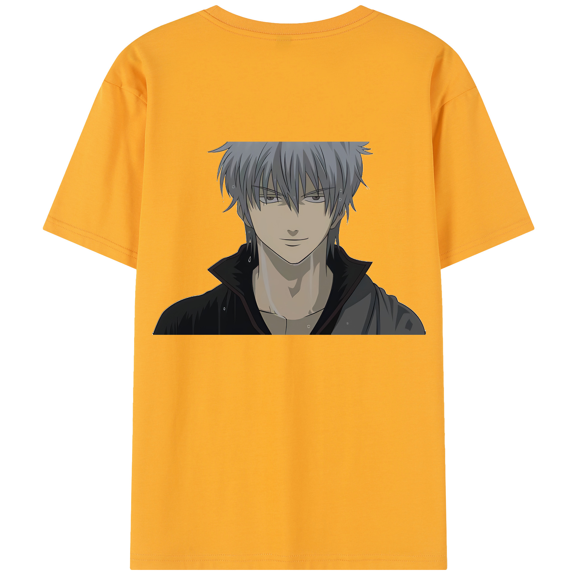 （画像用） ぎんたま 坂田銀時（さかたぎんとき） 神楽 志村新八（しむら しんぱち） GINTAMA Sakata Gintoki Kagura Shimura Shinpachi 綿100％半袖Tシャツ（背面プリント）