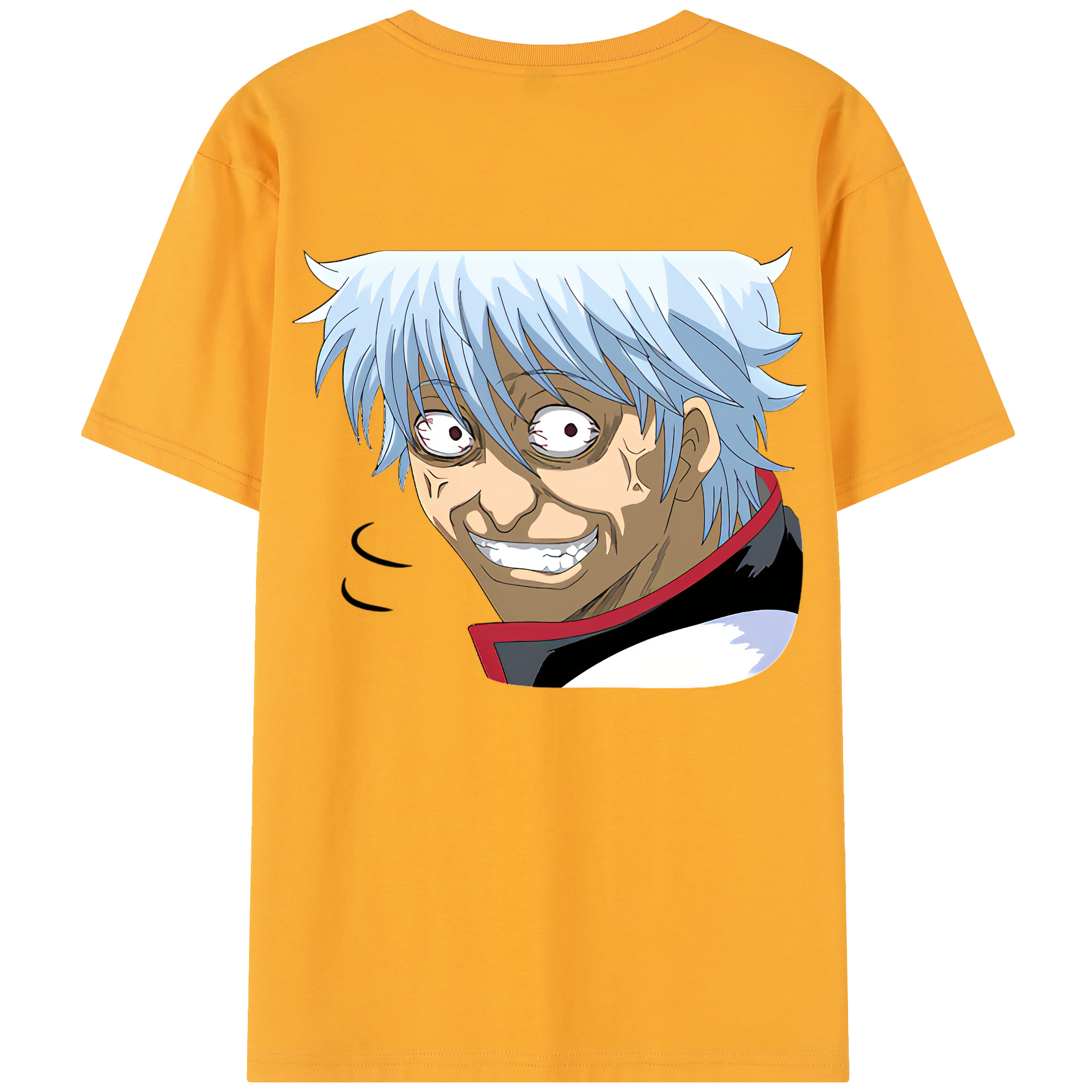 （画像用） ぎんたま 坂田銀時（さかたぎんとき） 神楽 志村新八（しむら しんぱち） GINTAMA Sakata Gintoki Kagura Shimura Shinpachi 綿100％半袖Tシャツ（背面プリント）