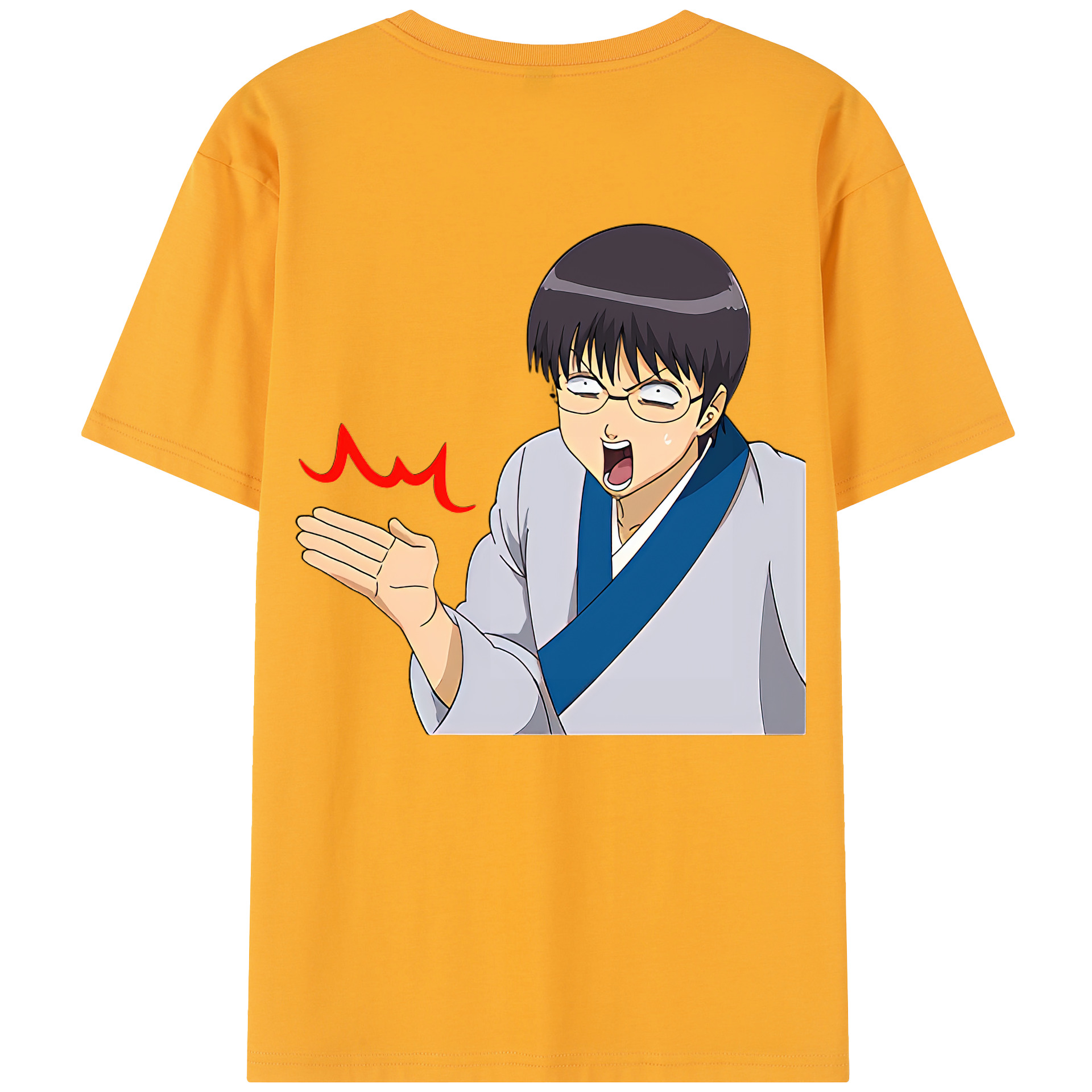 （画像用） ぎんたま 坂田銀時（さかたぎんとき） 神楽 志村新八（しむら しんぱち） GINTAMA Sakata Gintoki Kagura Shimura Shinpachi 綿100％半袖Tシャツ（背面プリント）