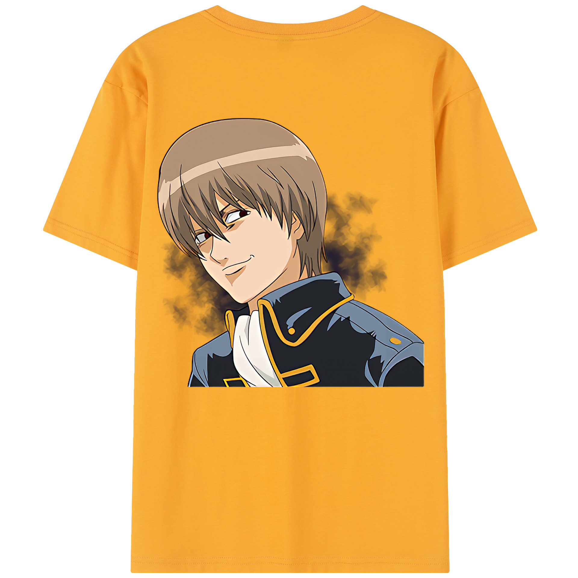（画像用） ぎんたま 坂田銀時（さかたぎんとき） 神楽 志村新八（しむら しんぱち） GINTAMA Sakata Gintoki Kagura Shimura Shinpachi 綿100％半袖Tシャツ（背面プリント）