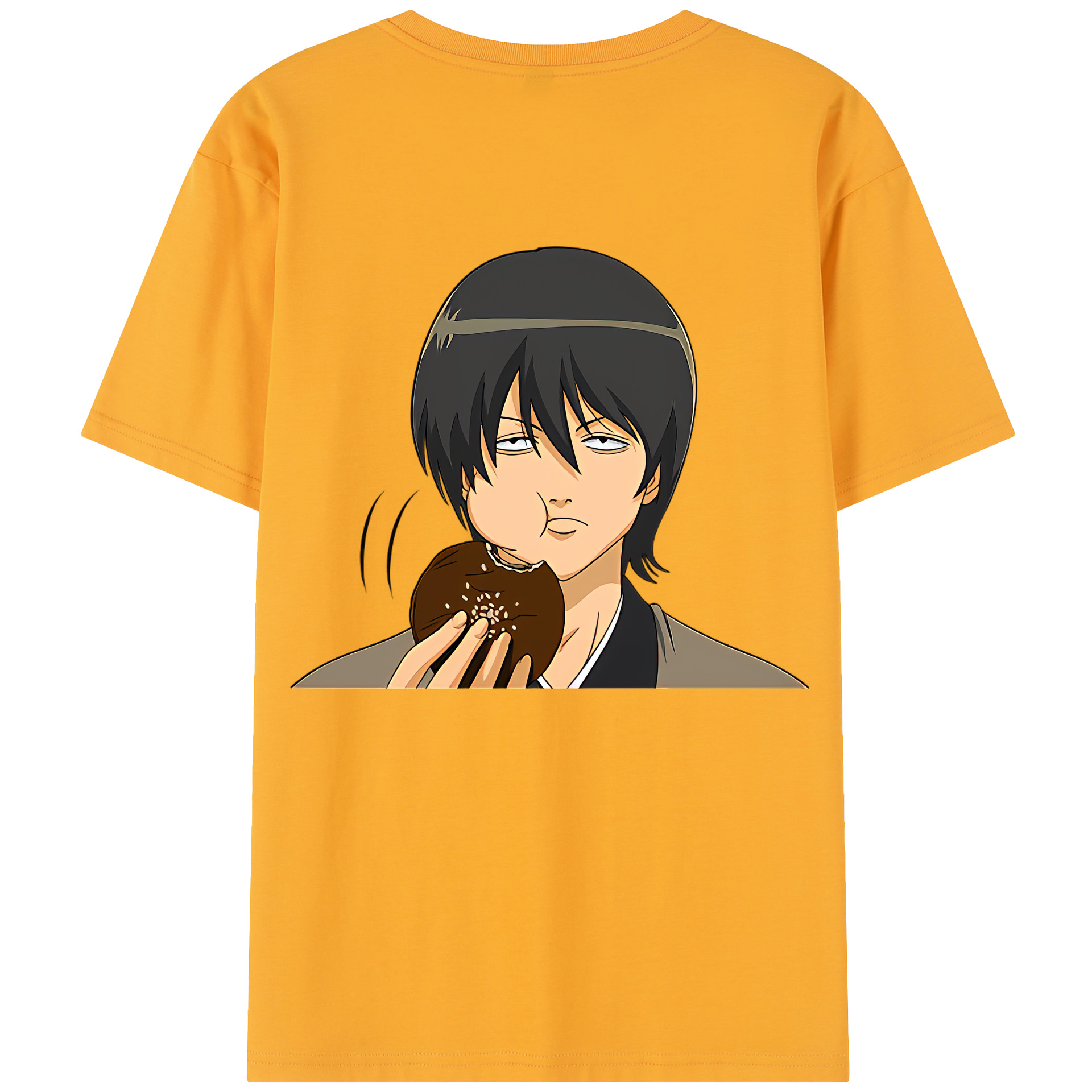 （画像用） ぎんたま 坂田銀時（さかたぎんとき） 神楽 志村新八（しむら しんぱち） GINTAMA Sakata Gintoki Kagura Shimura Shinpachi 綿100％半袖Tシャツ（背面プリント）