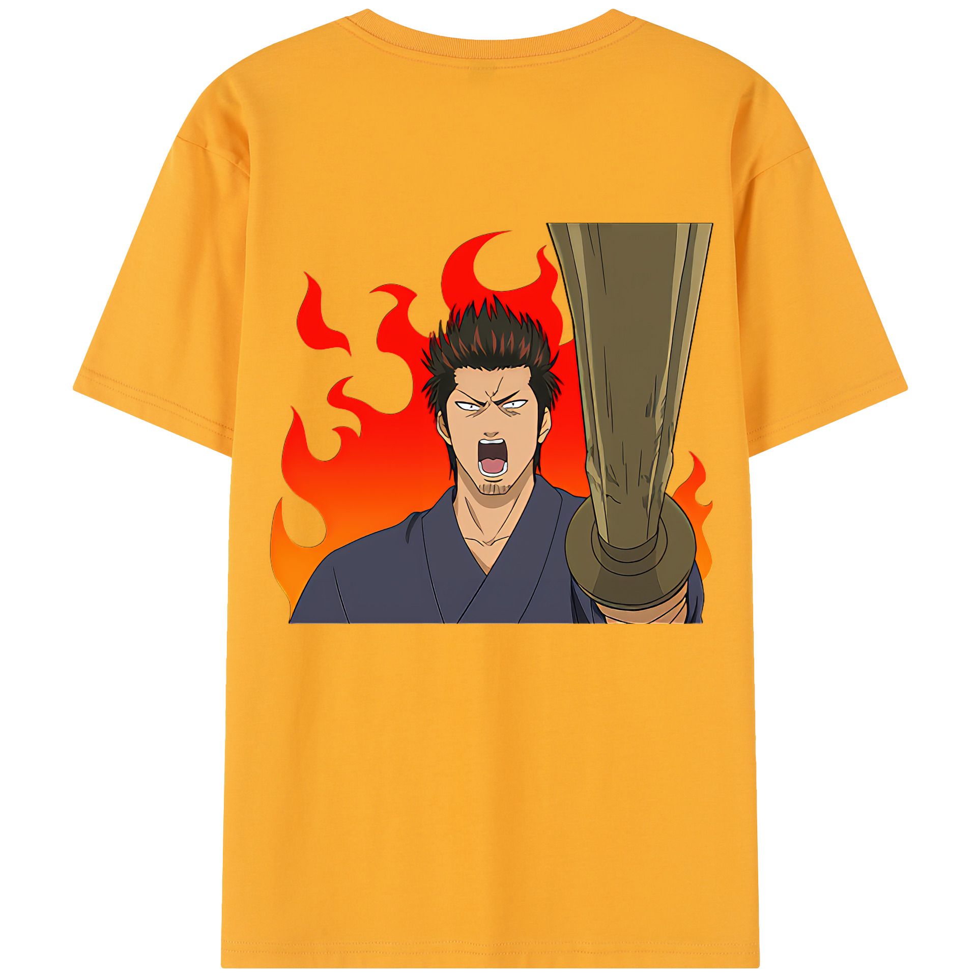 （画像用） ぎんたま 坂田銀時（さかたぎんとき） 神楽 志村新八（しむら しんぱち） GINTAMA Sakata Gintoki Kagura Shimura Shinpachi 綿100％半袖Tシャツ（背面プリント）