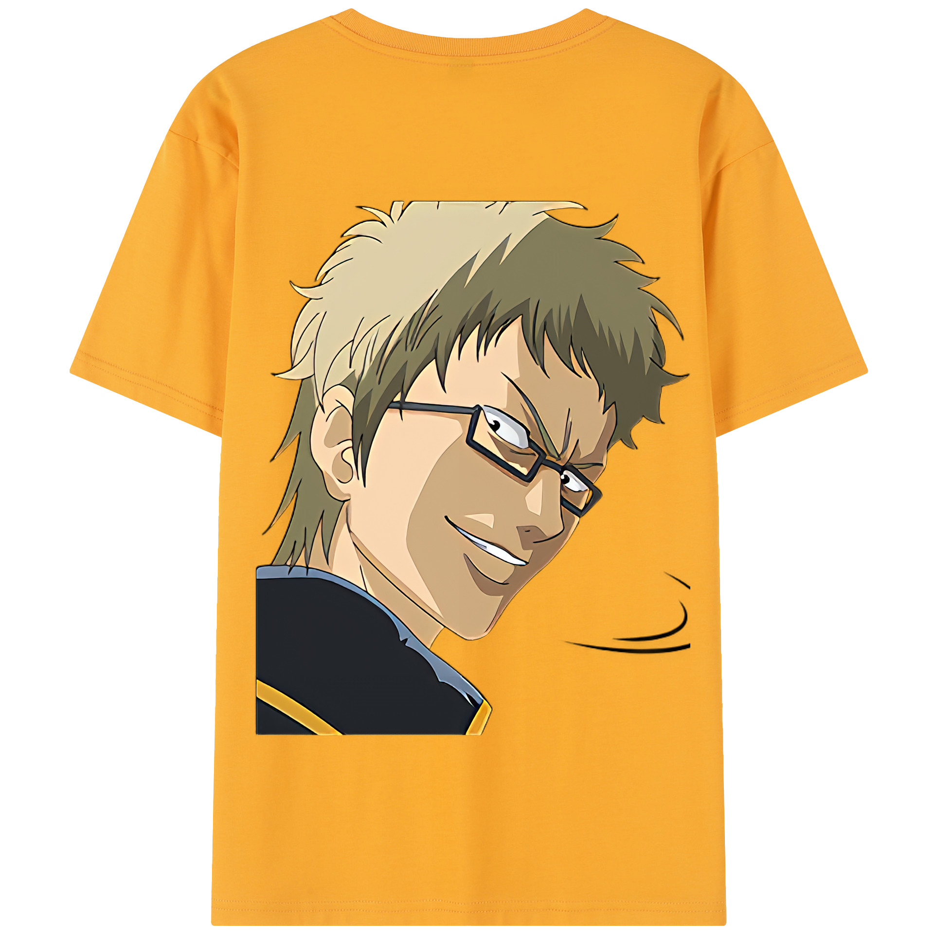 （画像用） ぎんたま 坂田銀時（さかたぎんとき） 神楽 志村新八（しむら しんぱち） GINTAMA Sakata Gintoki Kagura Shimura Shinpachi 綿100％半袖Tシャツ（背面プリント）