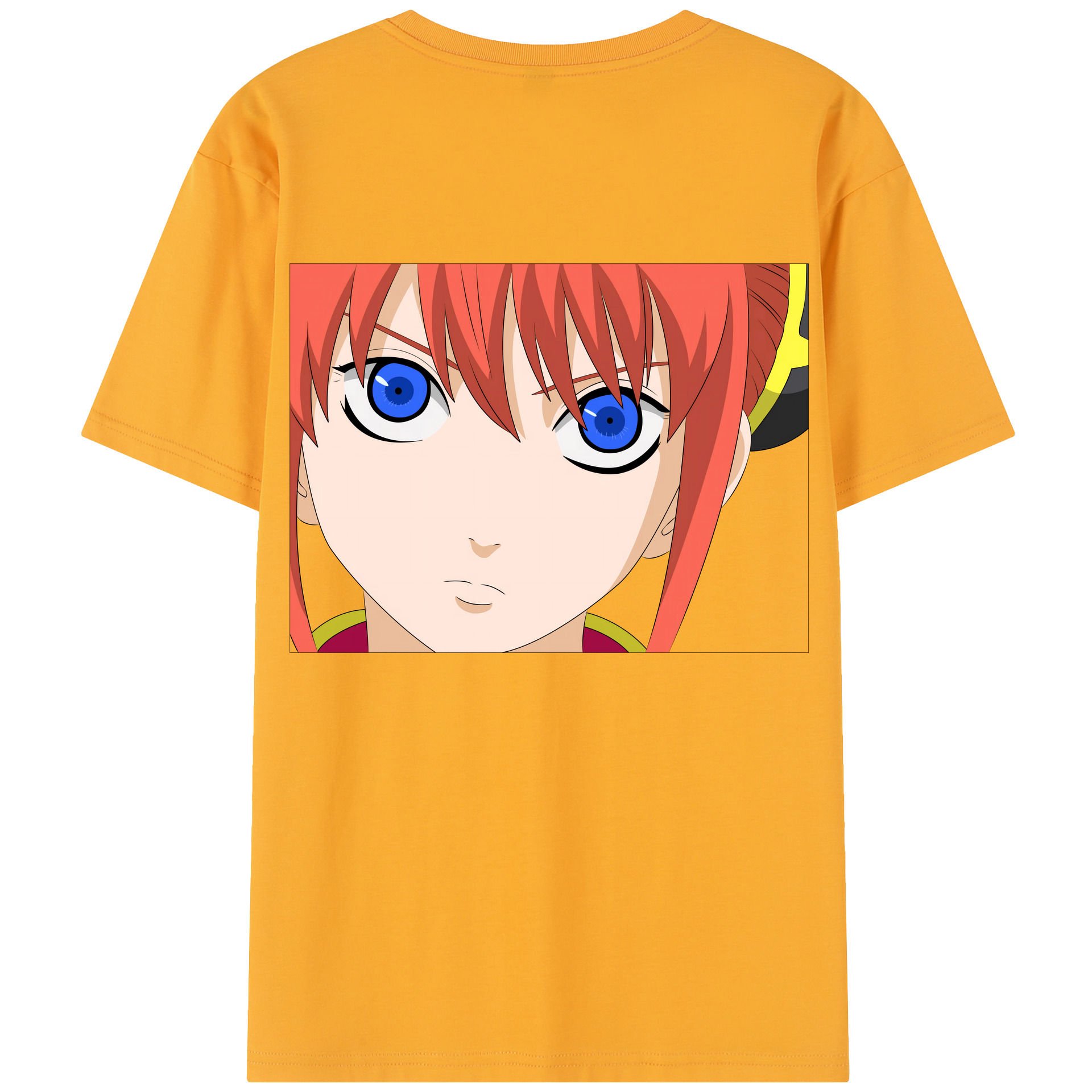 （画像用） ぎんたま 坂田銀時（さかたぎんとき） 神楽 志村新八（しむら しんぱち） GINTAMA Sakata Gintoki Kagura Shimura Shinpachi 綿100％半袖Tシャツ（背面プリント）