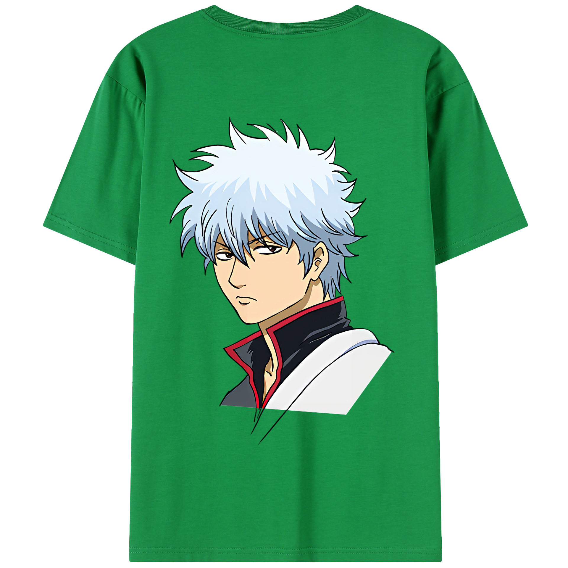 （画像用） ぎんたま 坂田銀時（さかたぎんとき） 神楽 志村新八（しむら しんぱち） GINTAMA Sakata Gintoki Kagura Shimura Shinpachi 綿100％半袖Tシャツ（背面プリント）