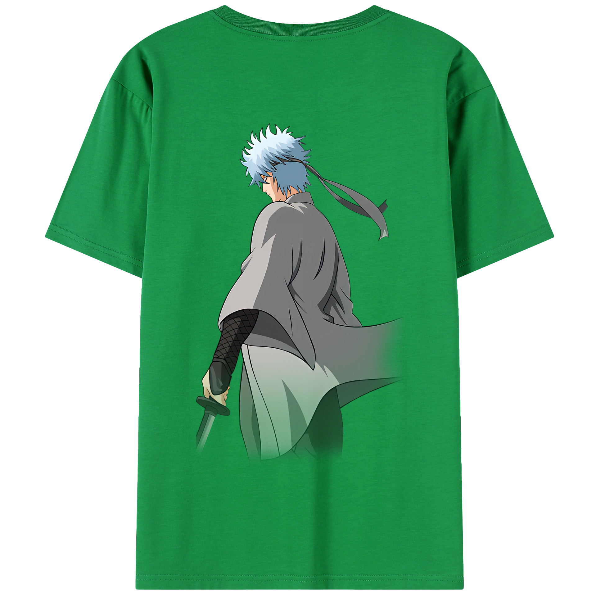 （画像用） ぎんたま 坂田銀時（さかたぎんとき） 神楽 志村新八（しむら しんぱち） GINTAMA Sakata Gintoki Kagura Shimura Shinpachi 綿100％半袖Tシャツ（背面プリント）