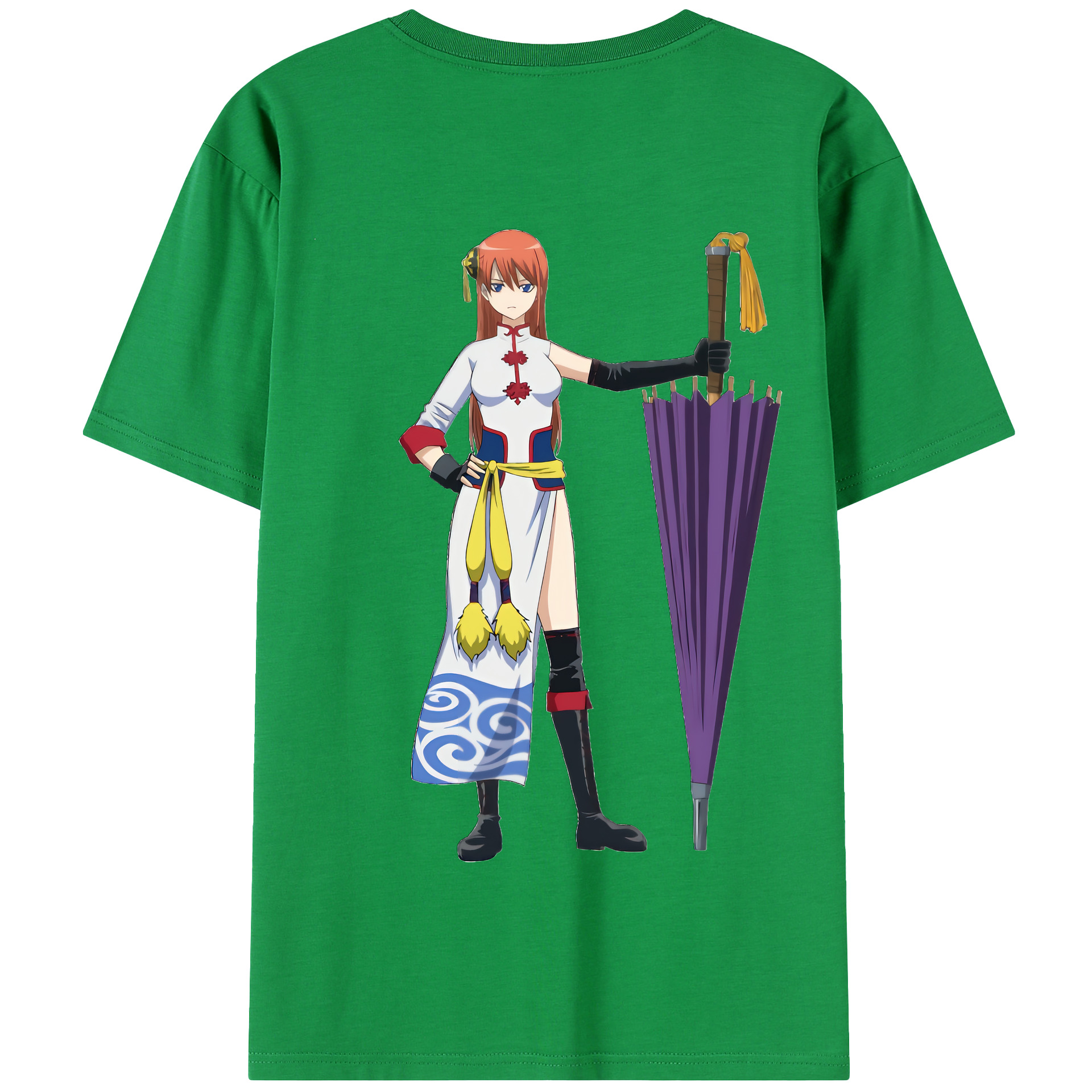 （画像用） ぎんたま 坂田銀時（さかたぎんとき） 神楽 志村新八（しむら しんぱち） GINTAMA Sakata Gintoki Kagura Shimura Shinpachi 綿100％半袖Tシャツ（背面プリント）