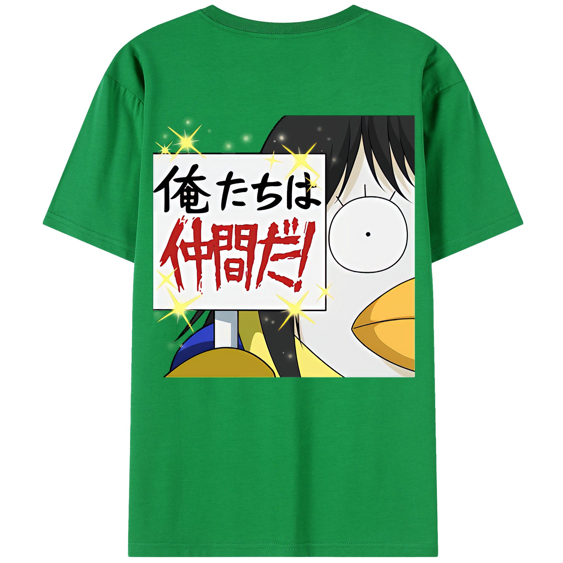 （画像用） ぎんたま 坂田銀時（さかたぎんとき） 神楽 志村新八（しむら しんぱち） GINTAMA Sakata Gintoki Kagura Shimura Shinpachi 綿100％半袖Tシャツ（背面プリント）