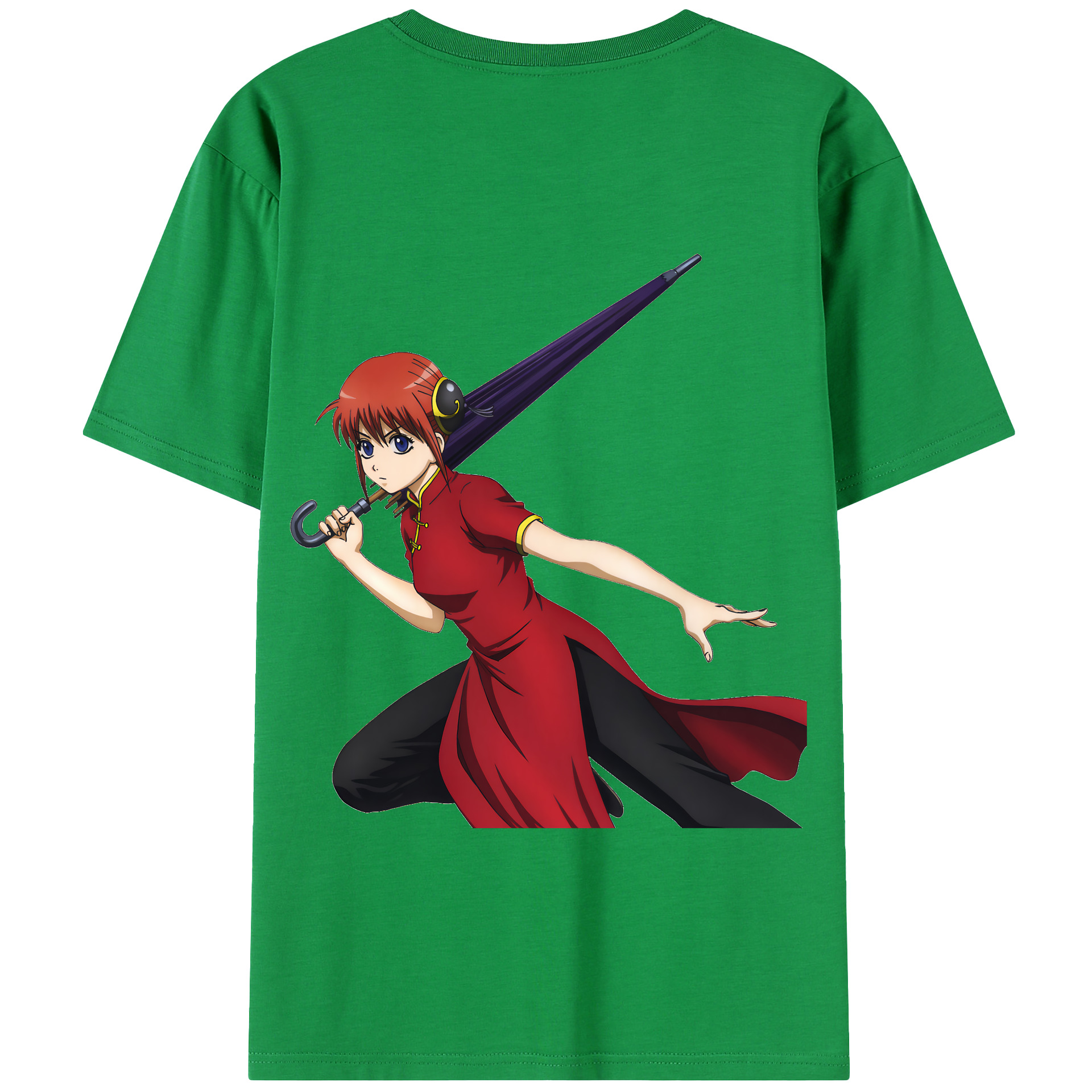 （画像用） ぎんたま 坂田銀時（さかたぎんとき） 神楽 志村新八（しむら しんぱち） GINTAMA Sakata Gintoki Kagura Shimura Shinpachi 綿100％半袖Tシャツ（背面プリント）