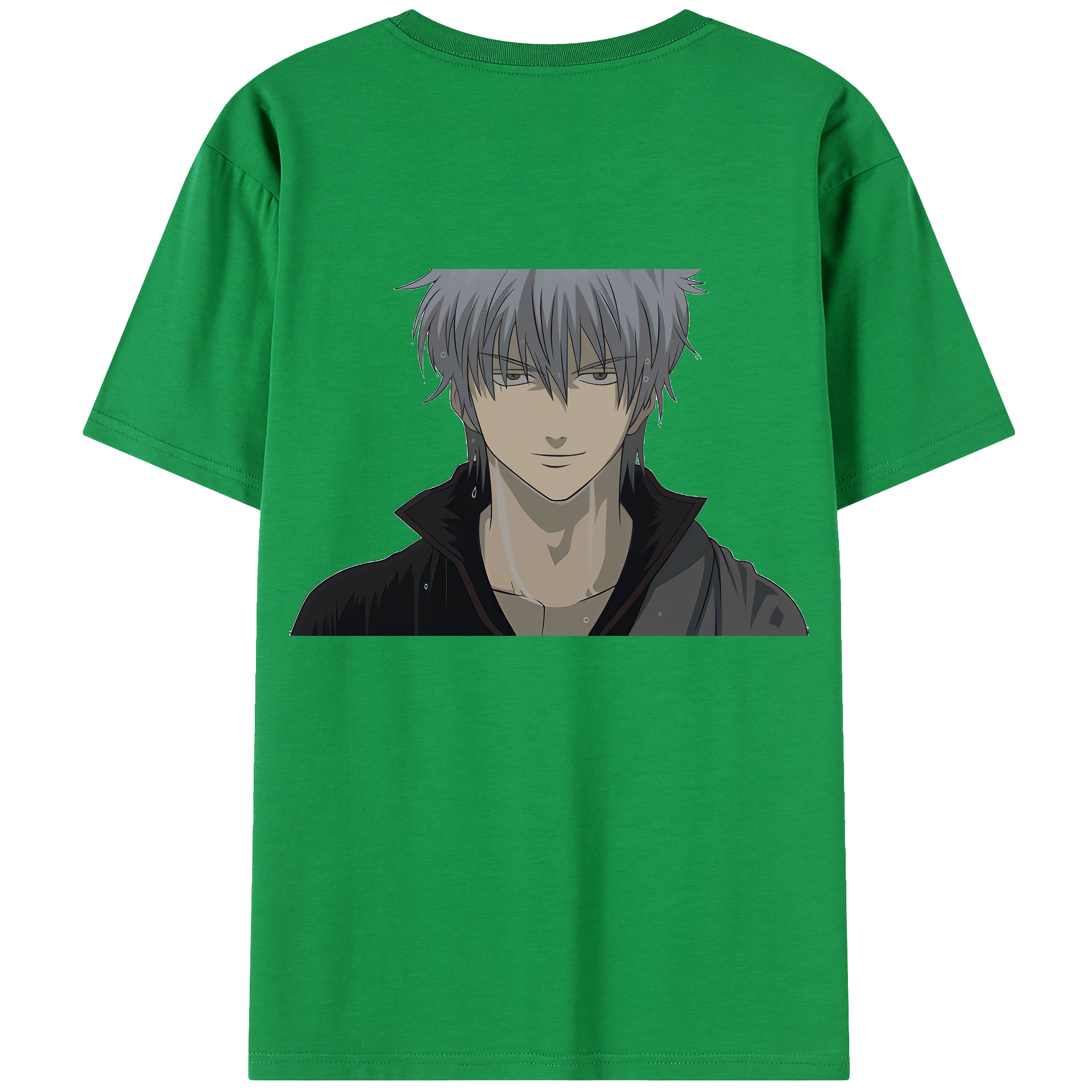 （画像用） ぎんたま 坂田銀時（さかたぎんとき） 神楽 志村新八（しむら しんぱち） GINTAMA Sakata Gintoki Kagura Shimura Shinpachi 綿100％半袖Tシャツ（背面プリント）