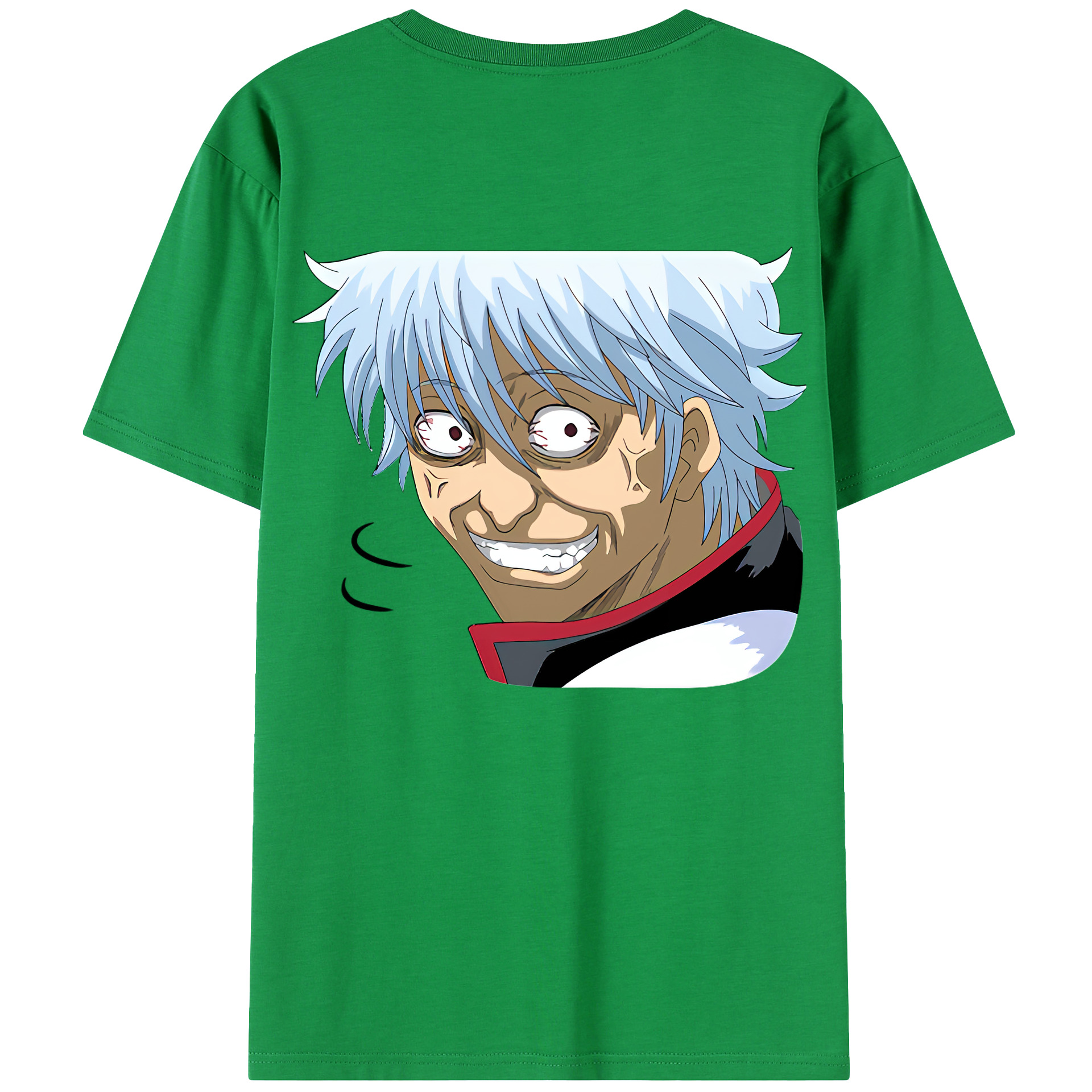（画像用） ぎんたま 坂田銀時（さかたぎんとき） 神楽 志村新八（しむら しんぱち） GINTAMA Sakata Gintoki Kagura Shimura Shinpachi 綿100％半袖Tシャツ（背面プリント）