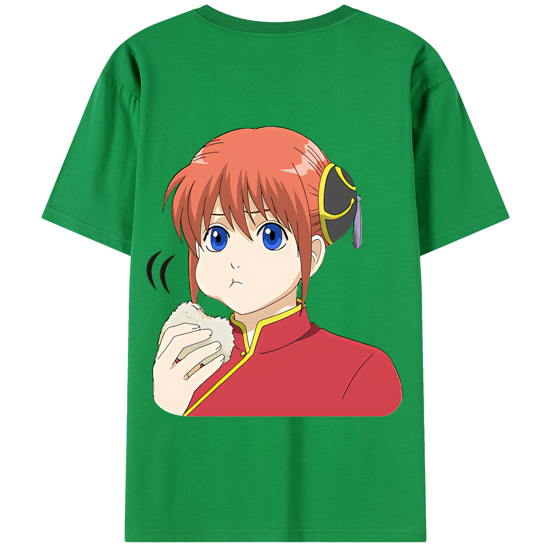 （画像用） ぎんたま 坂田銀時（さかたぎんとき） 神楽 志村新八（しむら しんぱち） GINTAMA Sakata Gintoki Kagura Shimura Shinpachi 綿100％半袖Tシャツ（背面プリント）